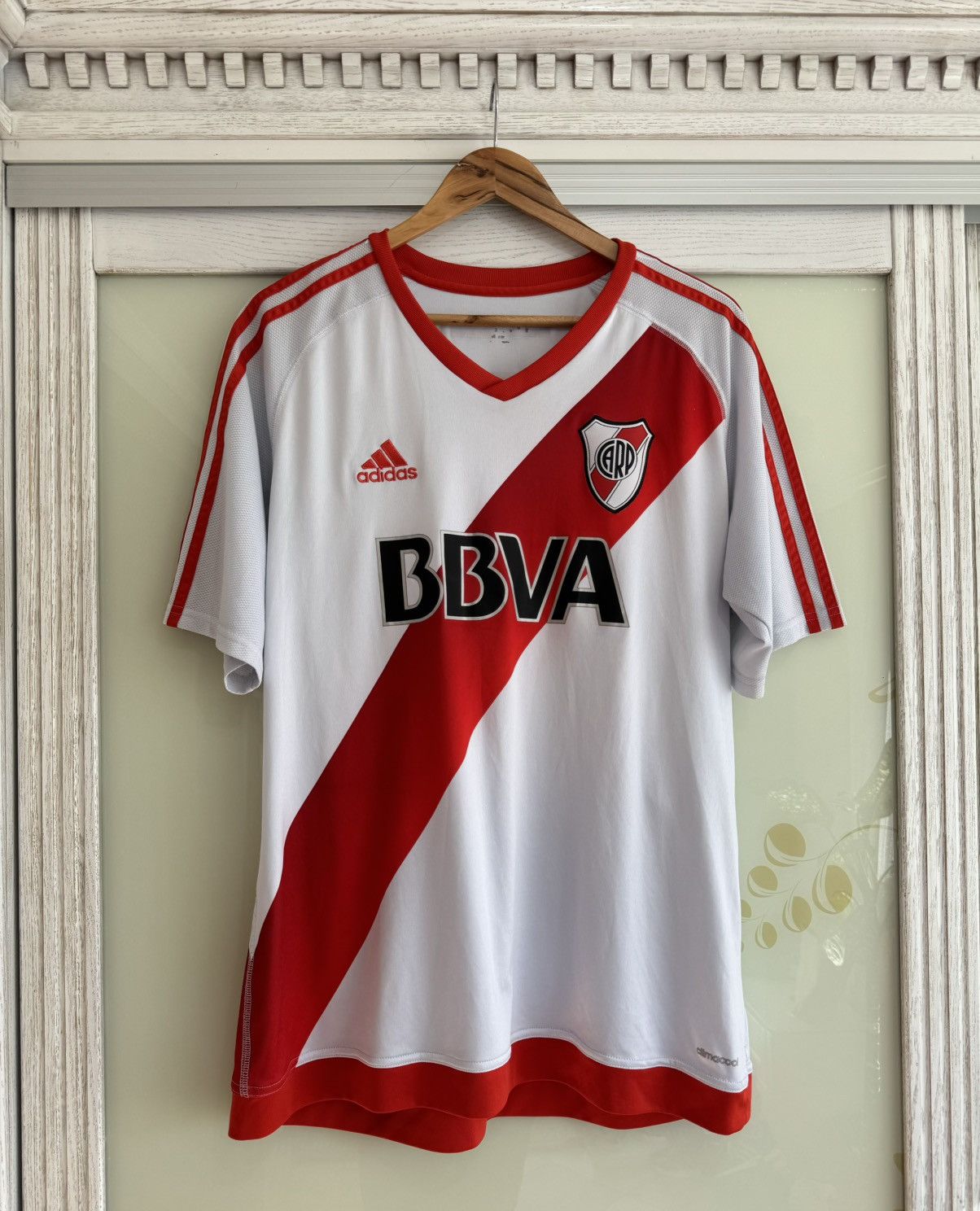 Adidas River Plate 2016-2017 Home Soccer Jersey Football Kit Shirt Size US XL / EU 56 / 4 - 1 Thumbnail
