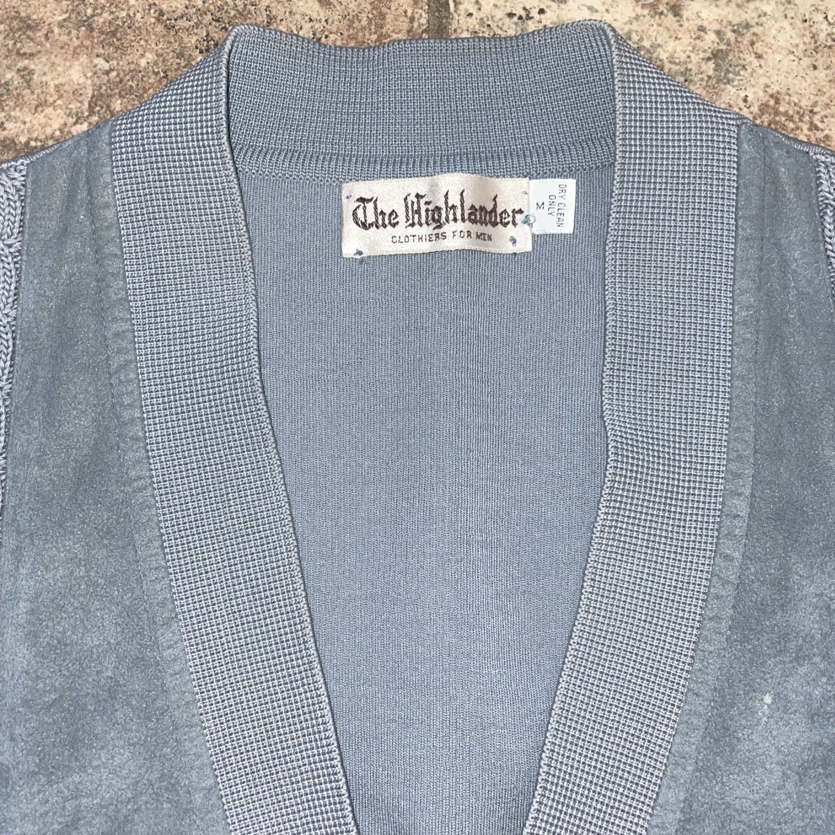 Vintage The Highlander Blue Button Cardigan Mens M Size US M / EU 48-50 / 2 - 2 Thumbnail
