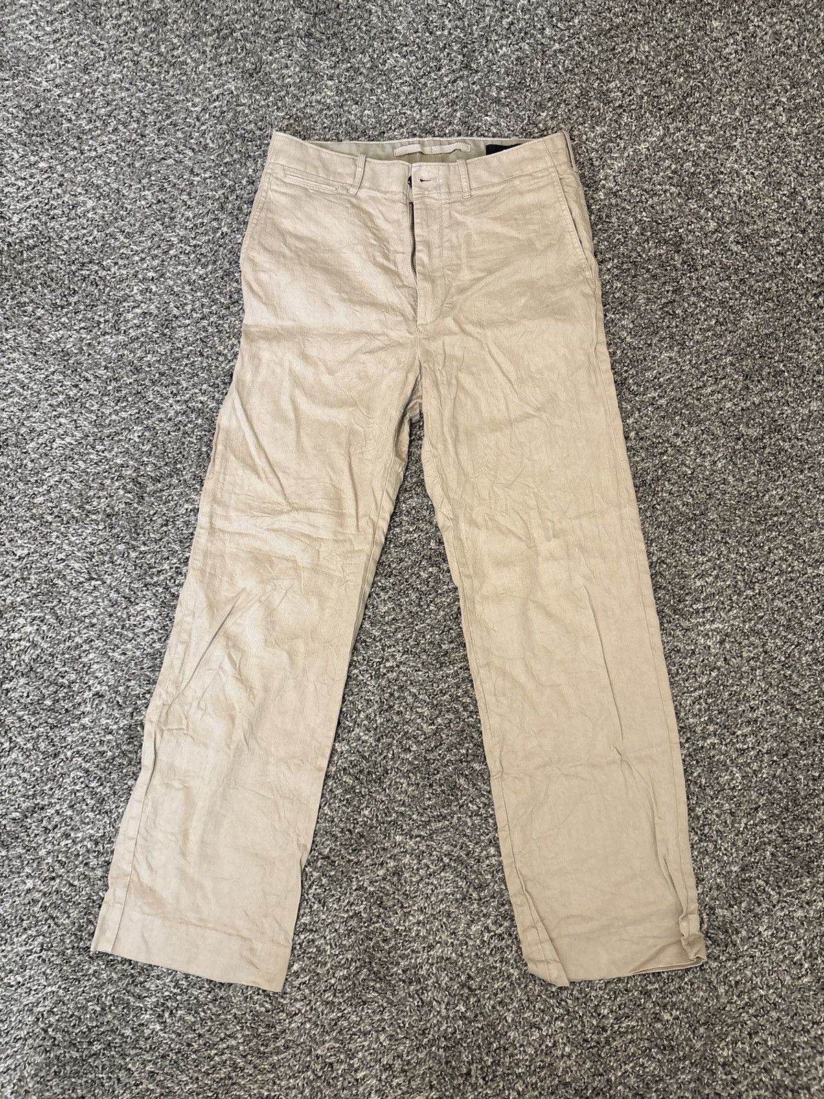 Banana Republic Banana Republic Herringbone Linen Pants Size US 32 / EU 48 - 1 Thumbnail