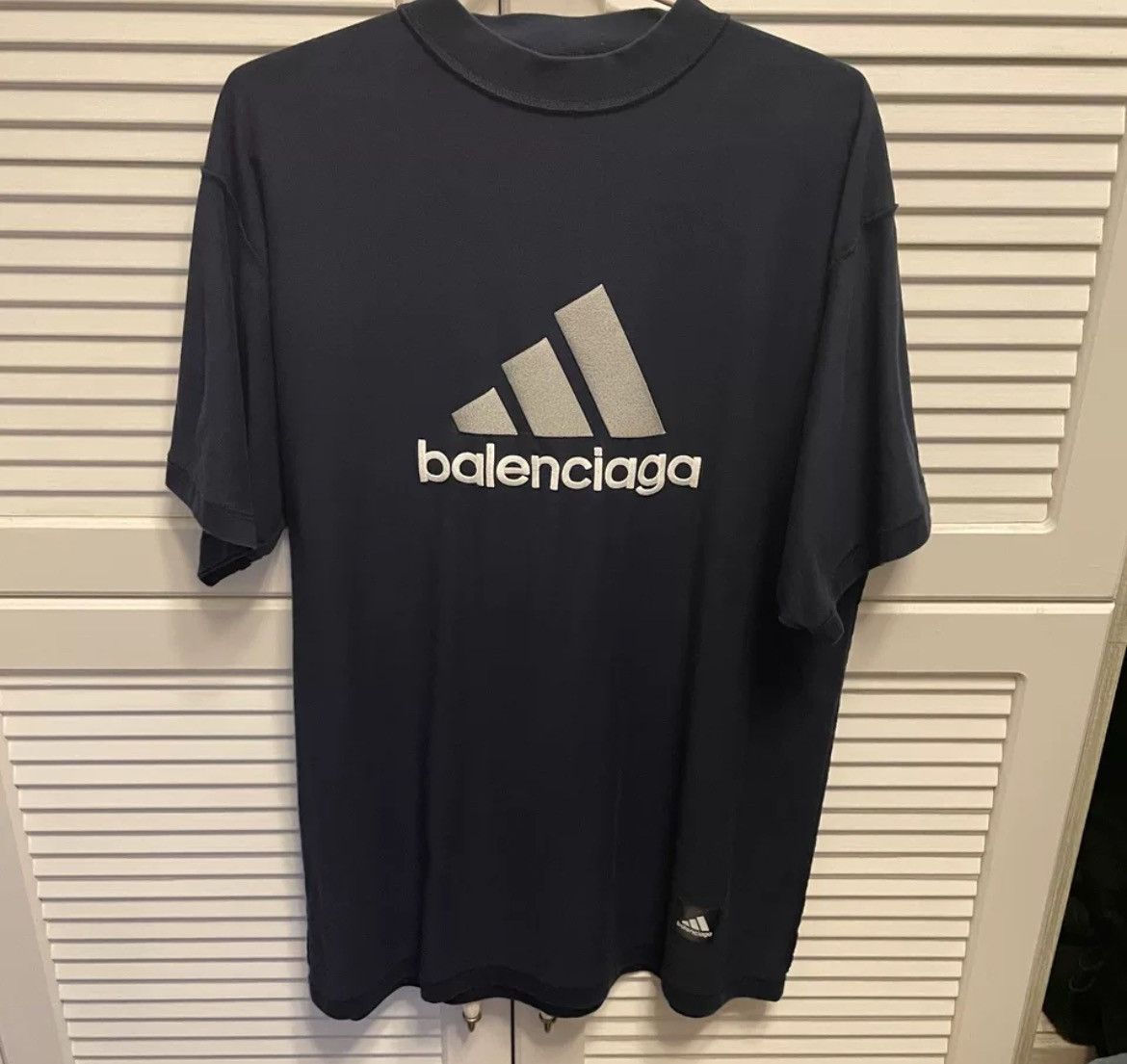 Balenciaga Balenciaga ✖️ Adidas navy blue doubleshort