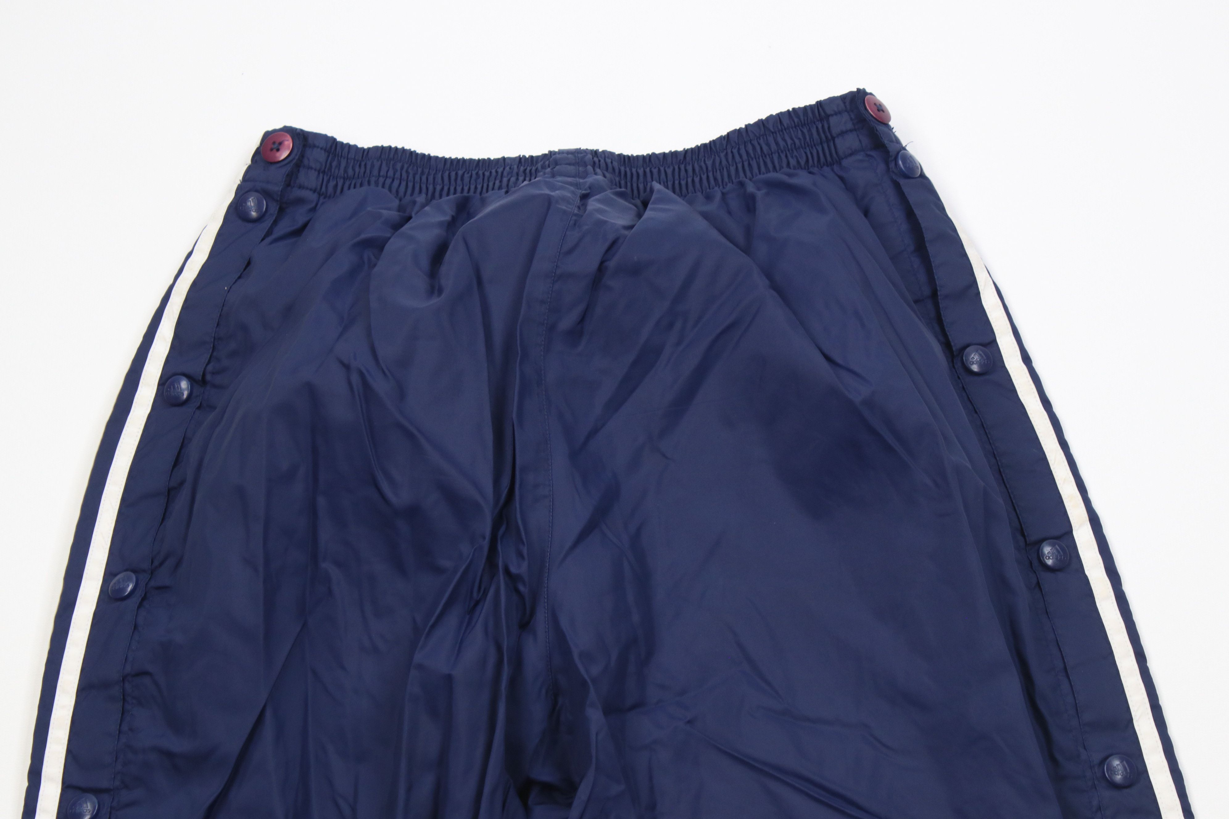 Adidas Vintage 90s Adidas Lined Tearaway Windbreaker Pants Blue Size US 34 / EU 50 - 14 Thumbnail