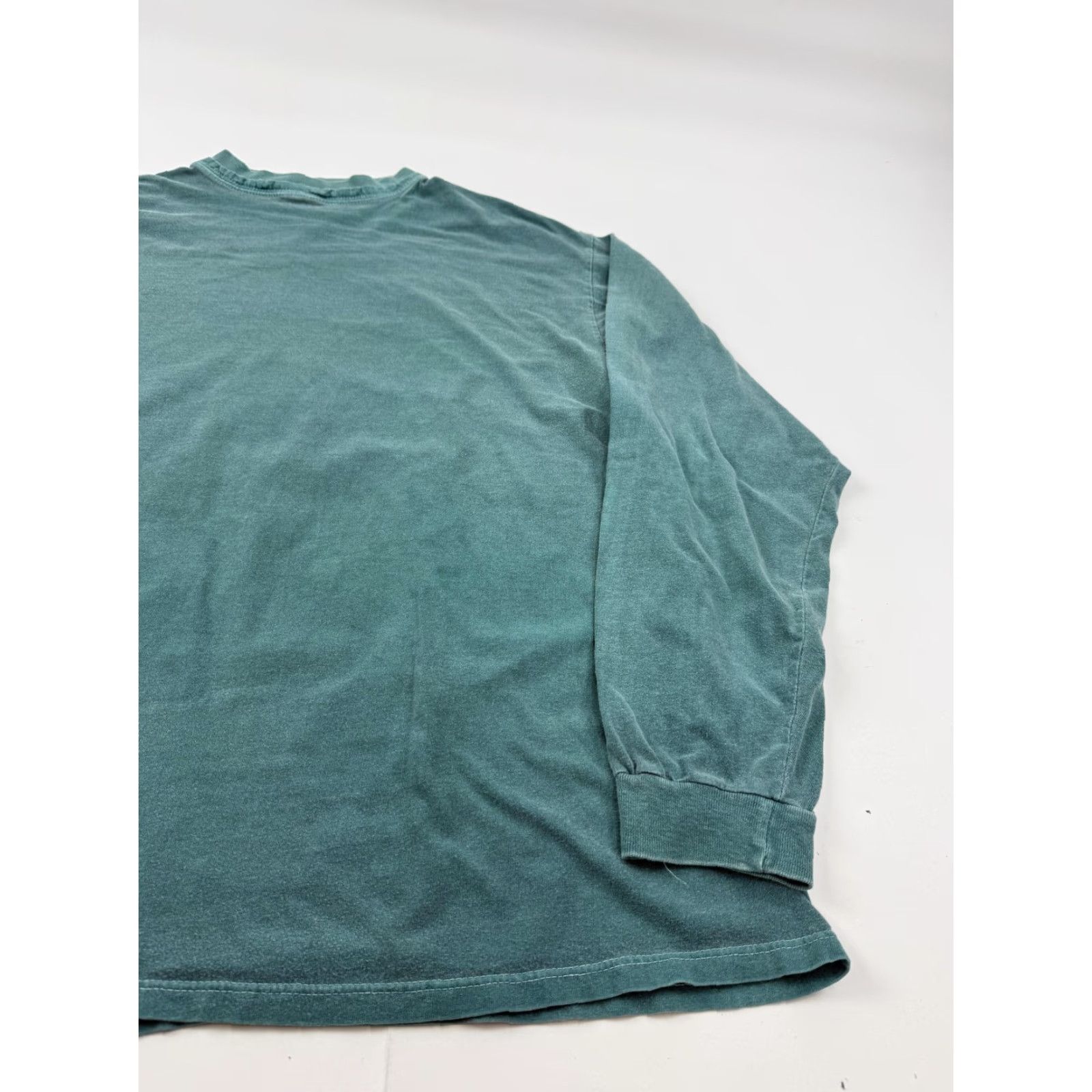 Vintage VINTAGE Rush Shirt Mens XL Green Long Sleeve Crewneck 100% Cotton Made USA Size US XL / EU 56 / 4 - 2 Thumbnail