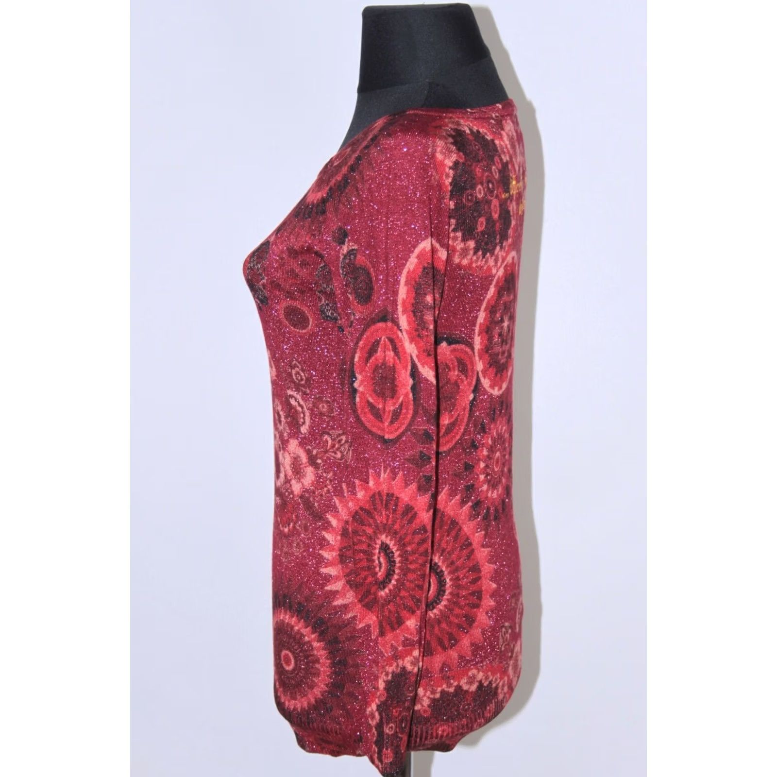 Desigual Desigual womens tunic jumper Size M Multicoloured Size M / US 6-8 / IT 42-44 - 3 Thumbnail