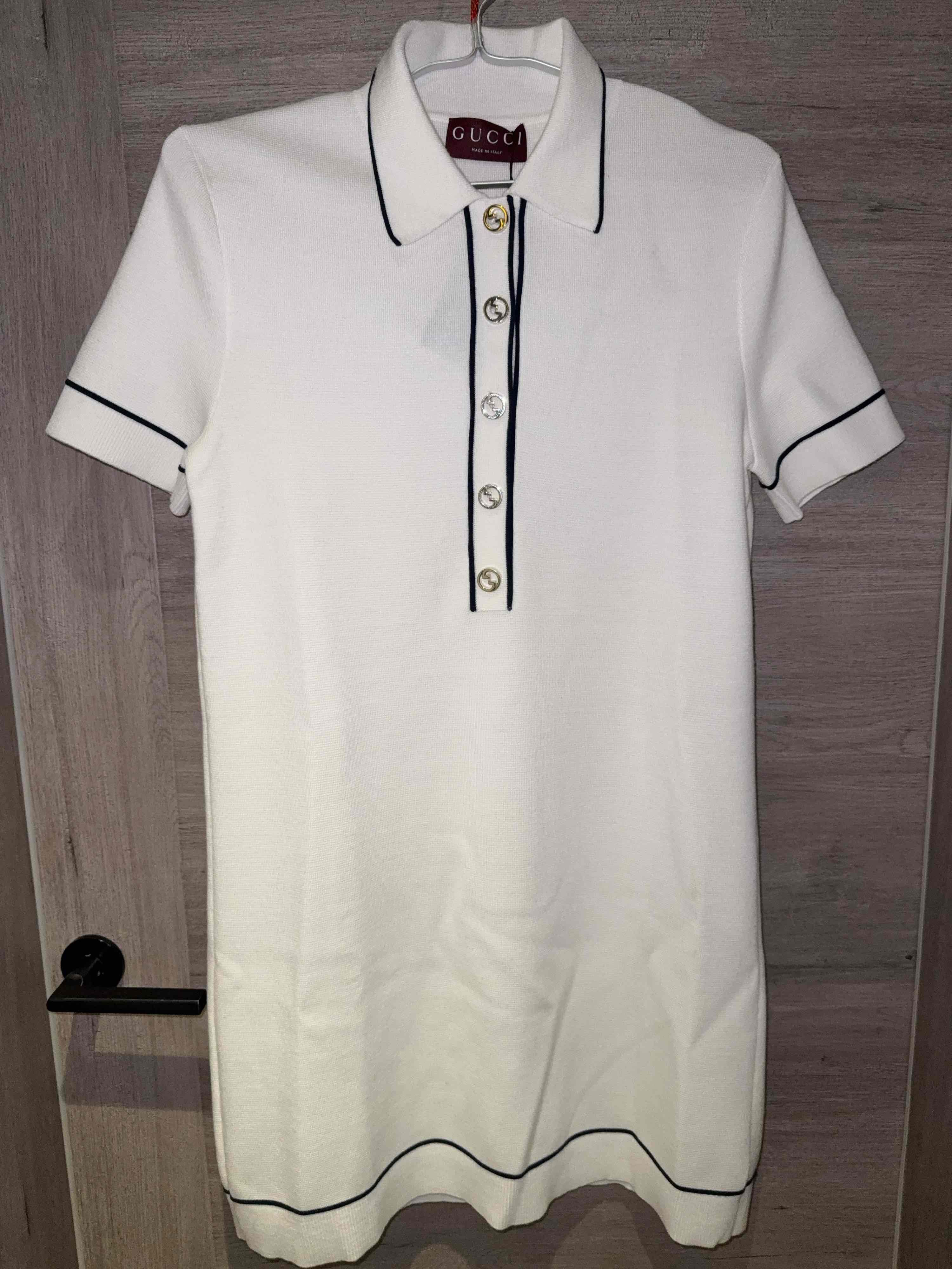 Gucci Gucci Knit Polo Mini Dress Size M Size M / US 6-8 / IT 42-44 - 1 Thumbnail