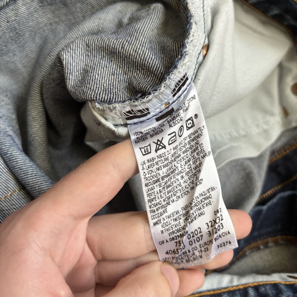 Levi's Vintage Y2K Levi’s 751 02 denim pants Japan style Size US 32 / EU 48 - 8 Thumbnail