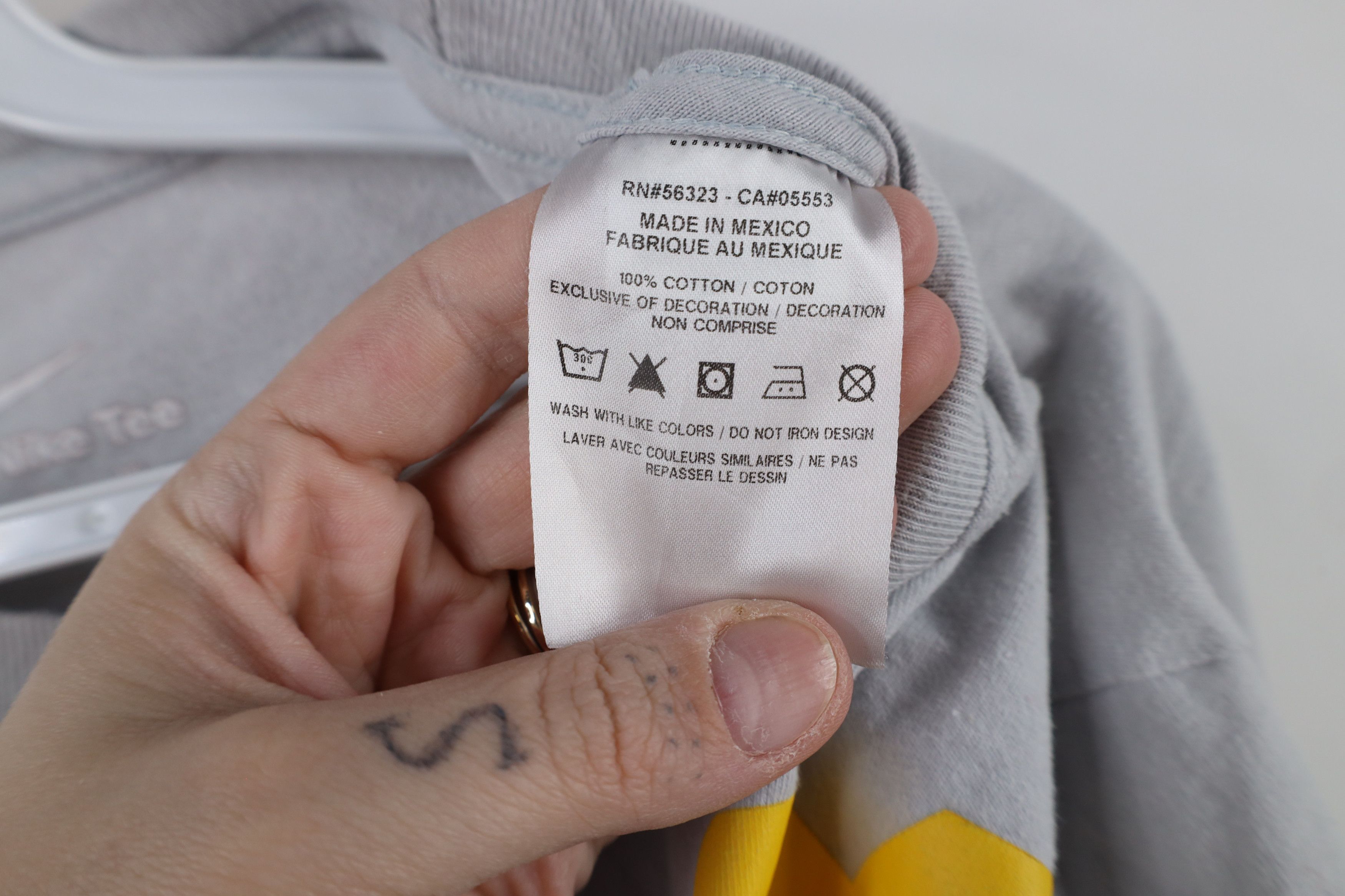 Nike × Vintage Nike Campus University of Michigan Long Sleeve T-Shirt Gray Size US XL / EU 56 / 4 - 10 Thumbnail
