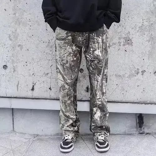 Japanese Brand × Vintage BLACK FRIDAY SALE Mixed Camo Print Cargo Straight Leg Size US 34 / EU 50 - 2 Thumbnail