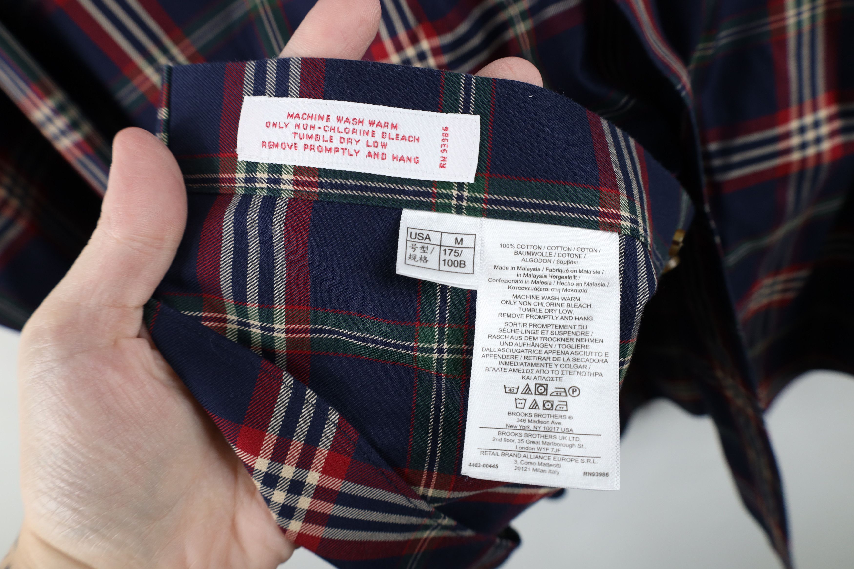 Brooks Brothers Vintage 90s Brooks Brothers Cotton Button Down Shirt Size US M / EU 48-50 / 2 - 8 Thumbnail