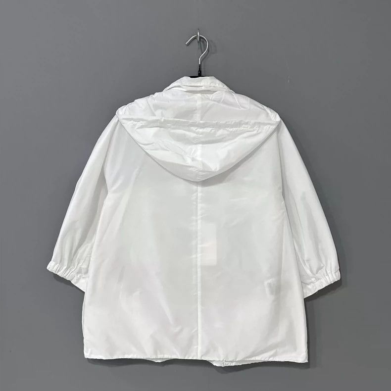 Prada Prada Size 36 White recycled nylon windbreaker 2502-Nexta Size US XS / EU 42 / 0 - 3 Thumbnail