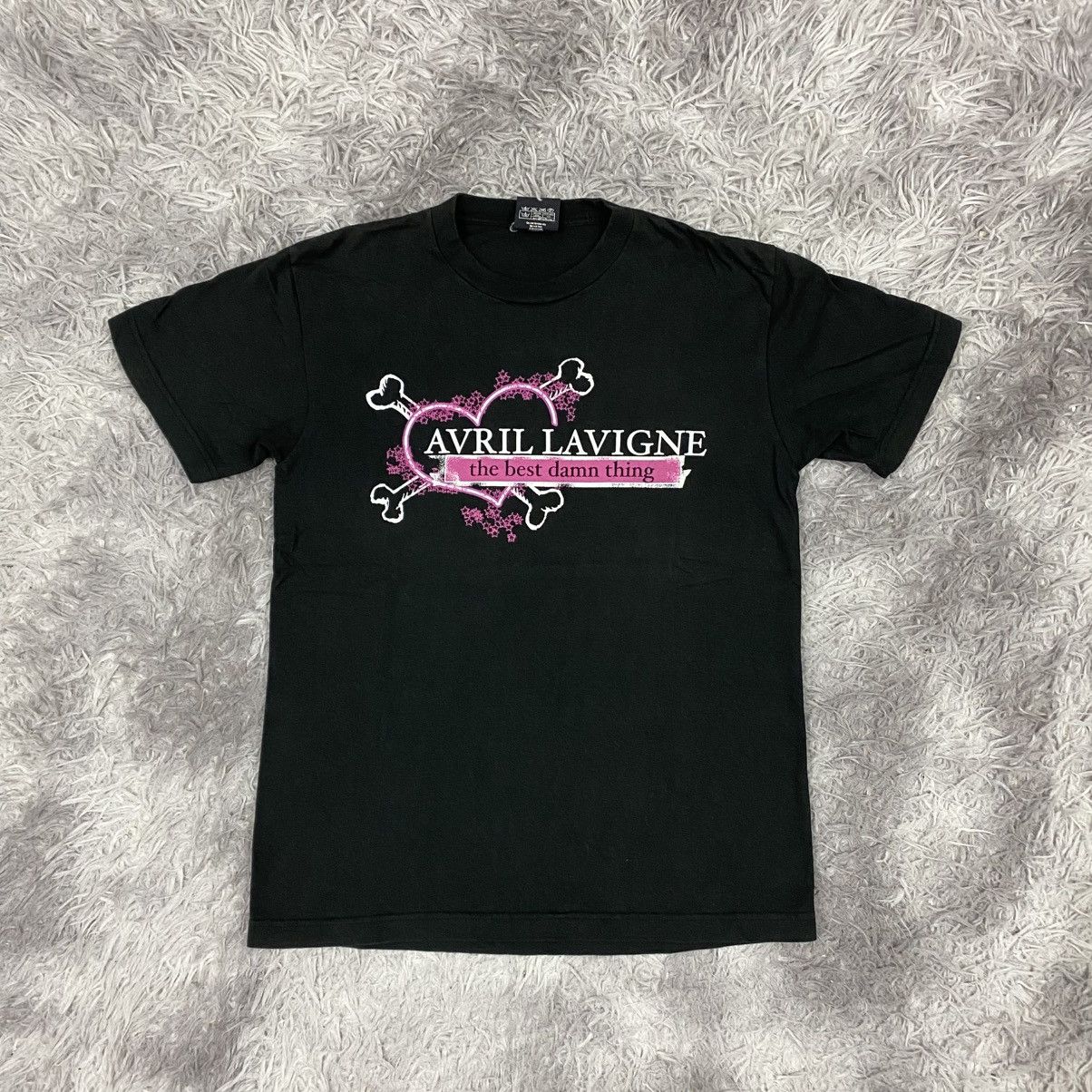 Band Tees × Japanese Brand × Vintage Pop punk band avril lavigne the best damn thing album Size US M / EU 48-50 / 2 - 1 Thumbnail
