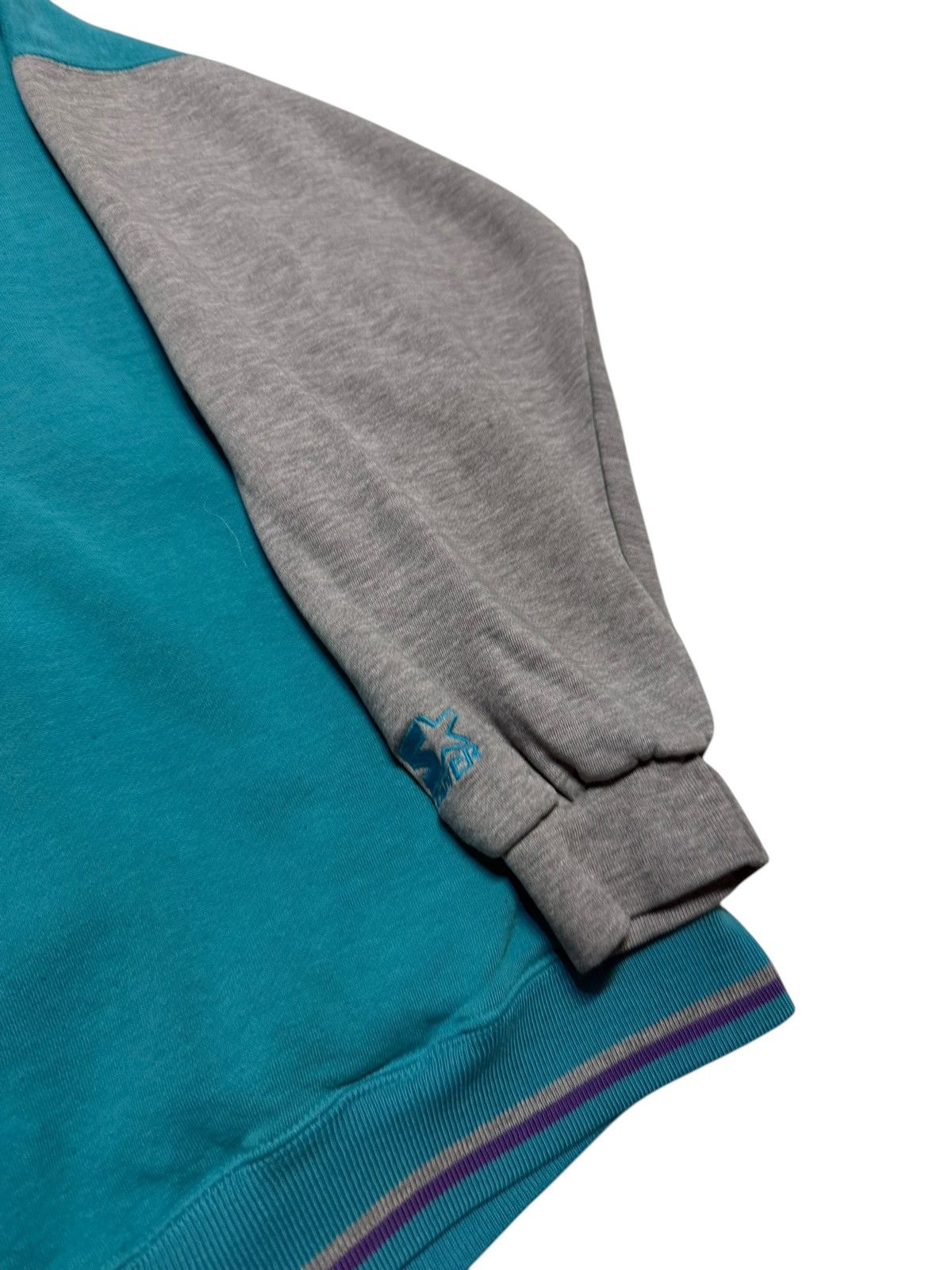 Unsound Rags 80's 90's Vintage Starter Hoodie Charlotte Hornets Size US L / EU 52-54 / 3 - 4 Thumbnail