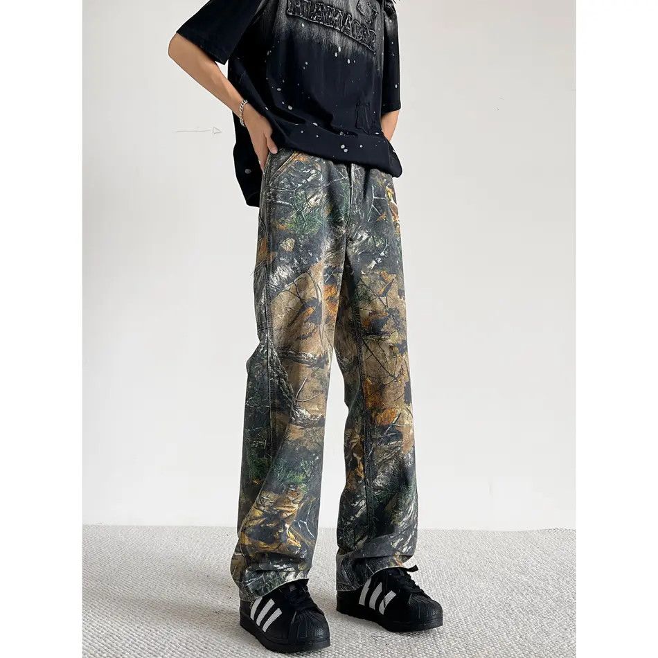 Japanese Brand × Jean Retro hip-hop loose casual micro flared jeans Size US 30 / EU 46 - 4 Thumbnail