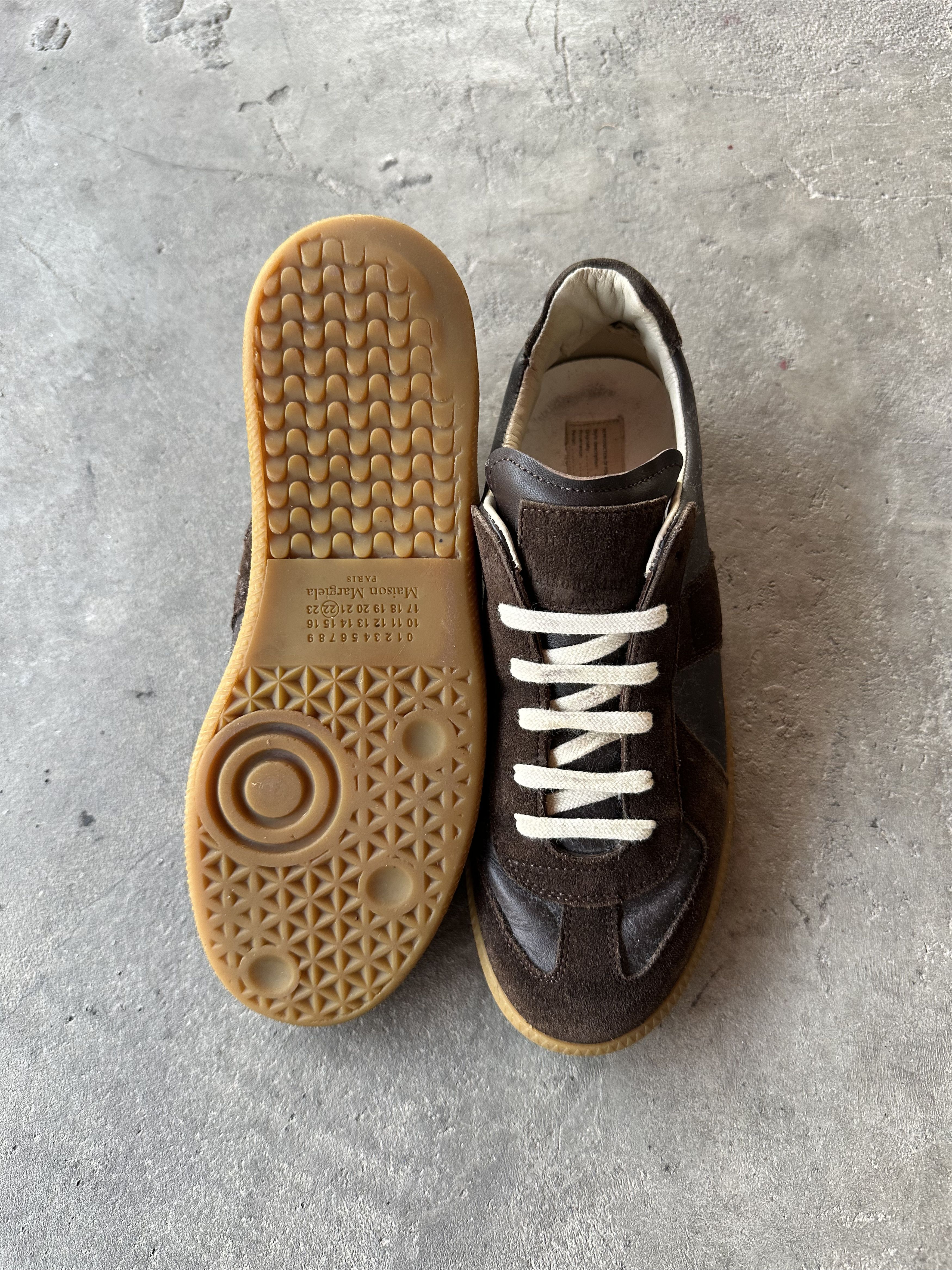 Maison Margiela Maison Margiela Replica Low Brown Sneaker Size US 7 / EU 40 - 3 Thumbnail