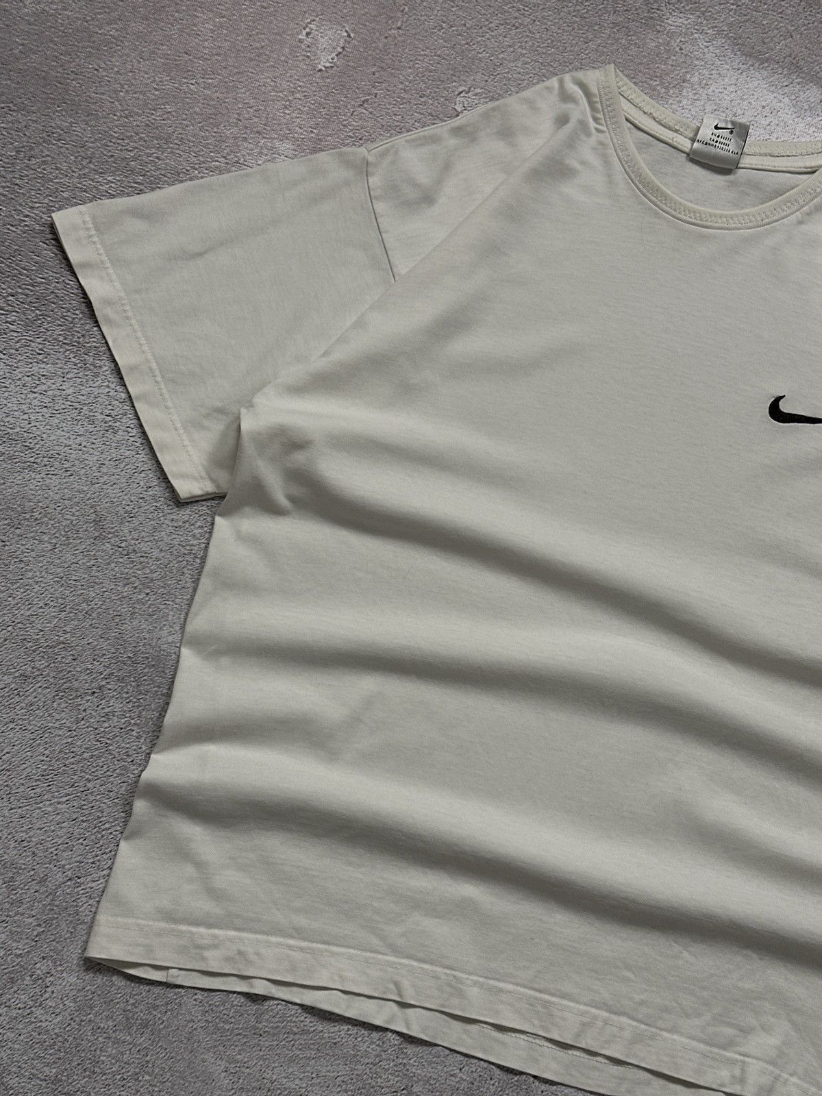 Vintage 90s Nike White T Shirt Tee Small Logo Rare
