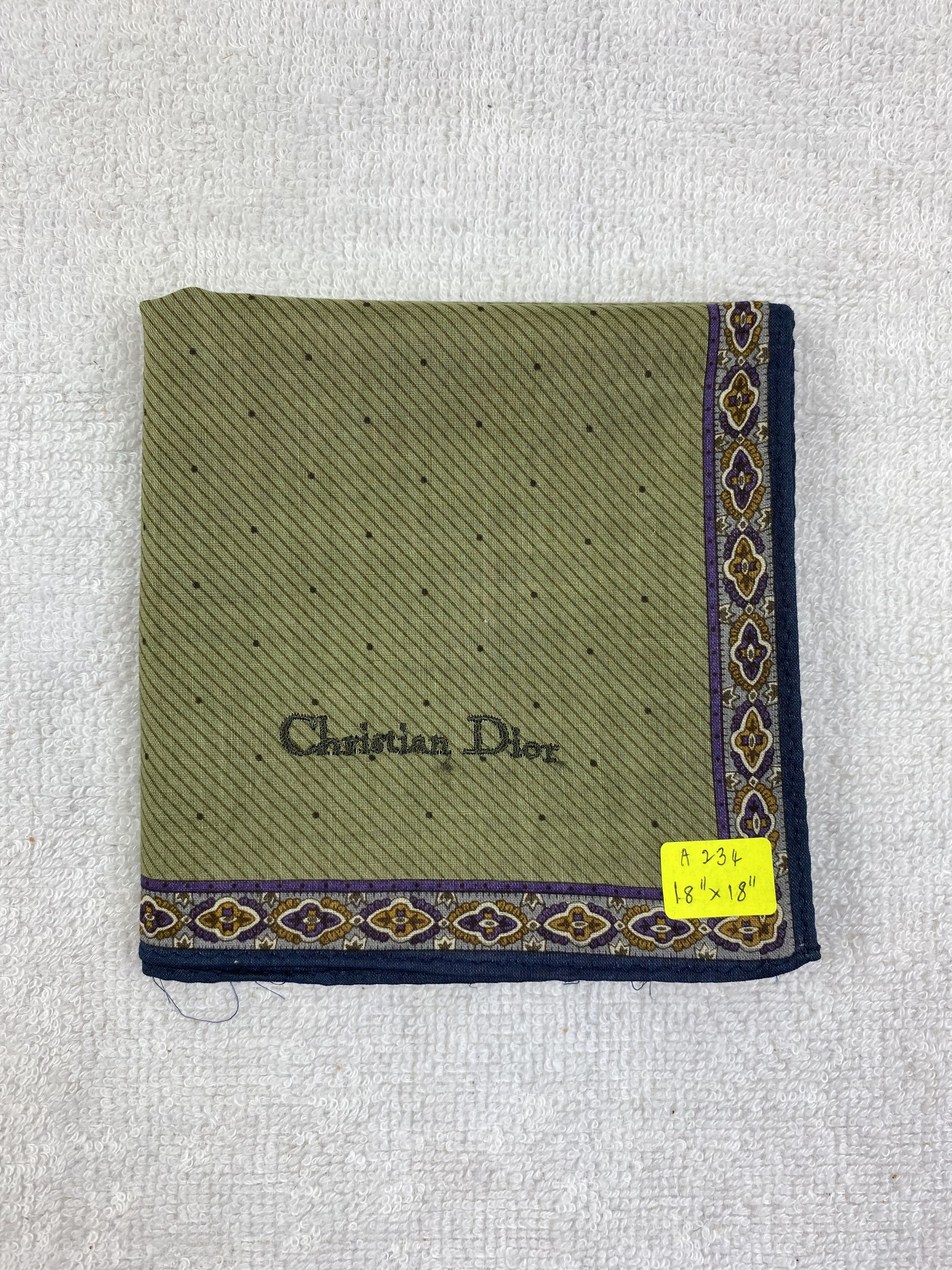 Vintage Christian Dior Handkerchief / Bandana / Neckerchief Size ONE SIZE - 6 Thumbnail