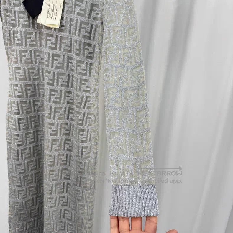 Fendi Fendi All-Printed Double Layer Dress Size S / US 4 / IT 40 - 4 Thumbnail