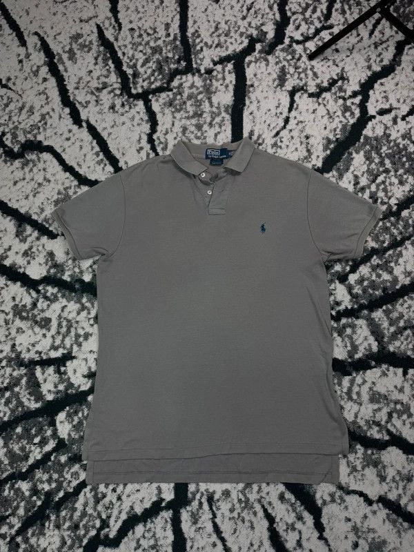Ralph Lauren Ralph Lauren gray polo shirt with M logo Size US M / EU 48-50 / 2 - 1 Thumbnail