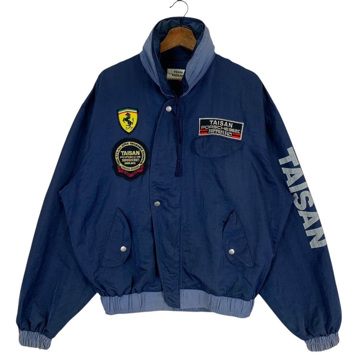 Sports Specialties VINTAGE TEAM TAISAN FERRARI SPORTSWEAR BOMBER JACKET Size US L / EU 52-54 / 3 - 1 Thumbnail