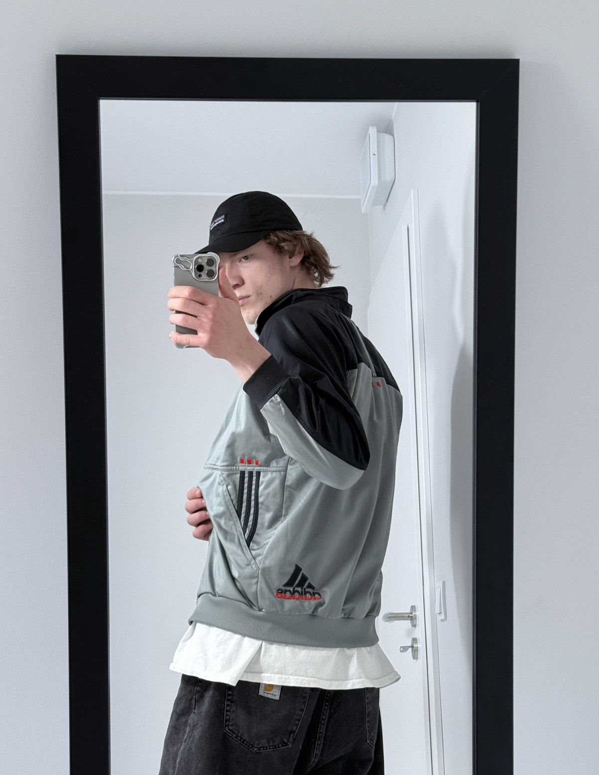 Adidas Vintage Adidas y2k avantgarde streeetwear rare track jacket Size US M / EU 48-50 / 2 - 4 Thumbnail