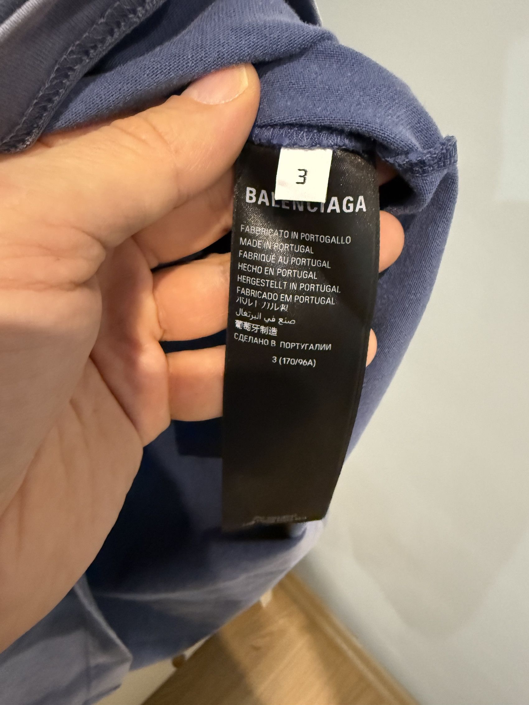 Balenciaga FINAL DROP / FW'23 Double logo T-shirt Size US L / EU 52-54 / 3 - 4 Thumbnail