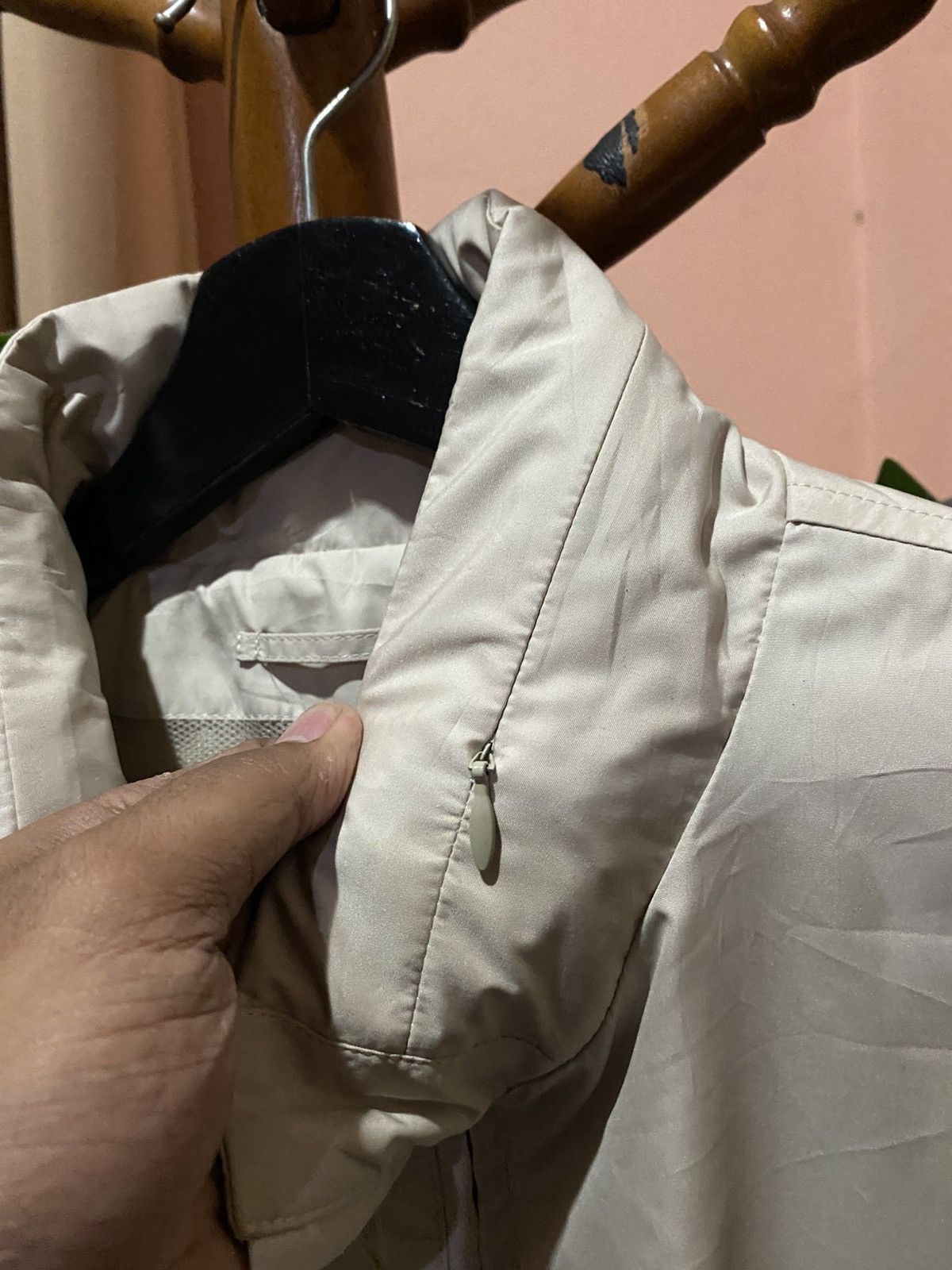Givenchy Vintage Monsieur Givenchy Beige Windbreaker Jacket Japan Size US M / EU 48-50 / 2 - 6 Thumbnail