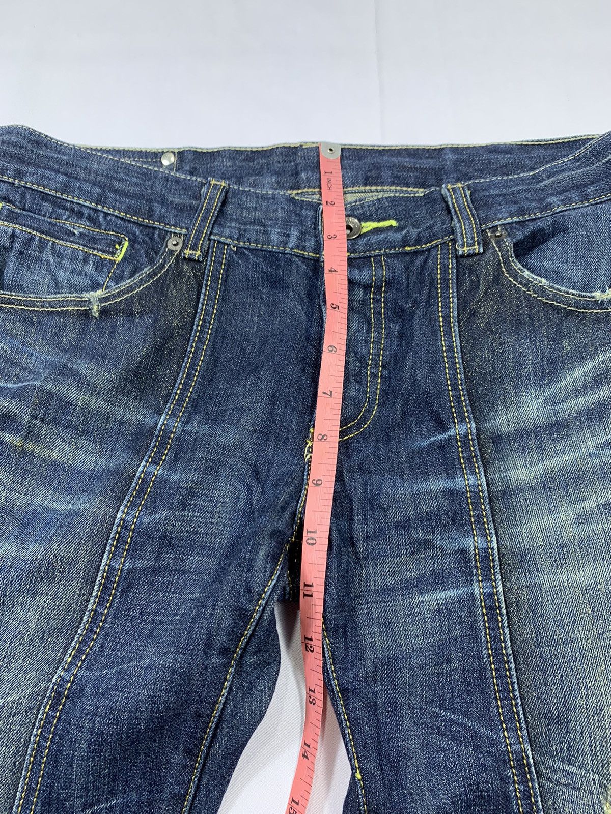 BUFFALO BOBS Sick Flared Buffalo Hybrid Distresses Denim jeans Size US 32 / EU 48 - 11 Thumbnail