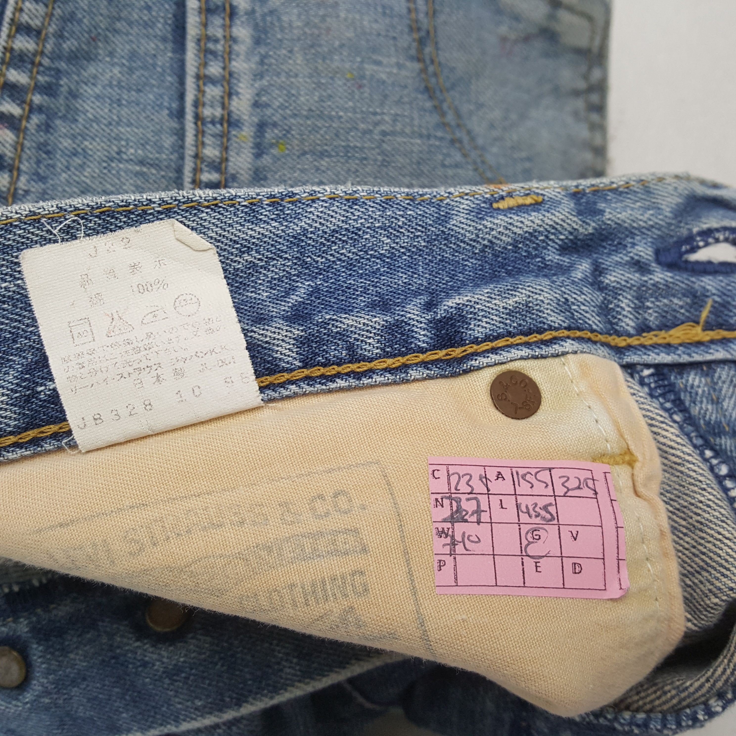 Levi's × Vintage LEVI'S Selvedge Streetwear Style Distressed Jeans Size US 31 - 14 Thumbnail