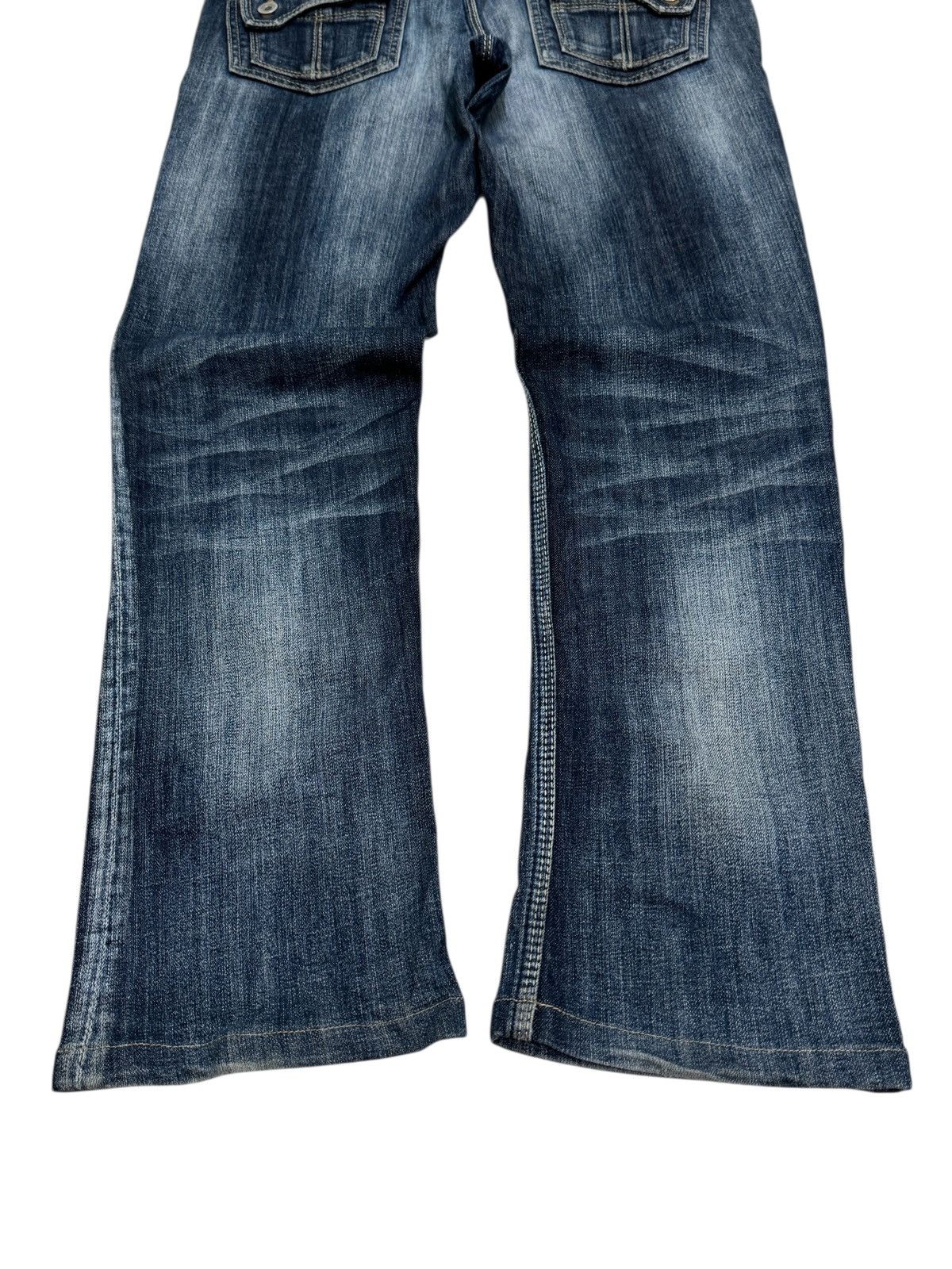 Japanese Brand Vintage Nicole Hideaways Acid Wash Zipper Pocket Denim Size US 33 - 11 Thumbnail