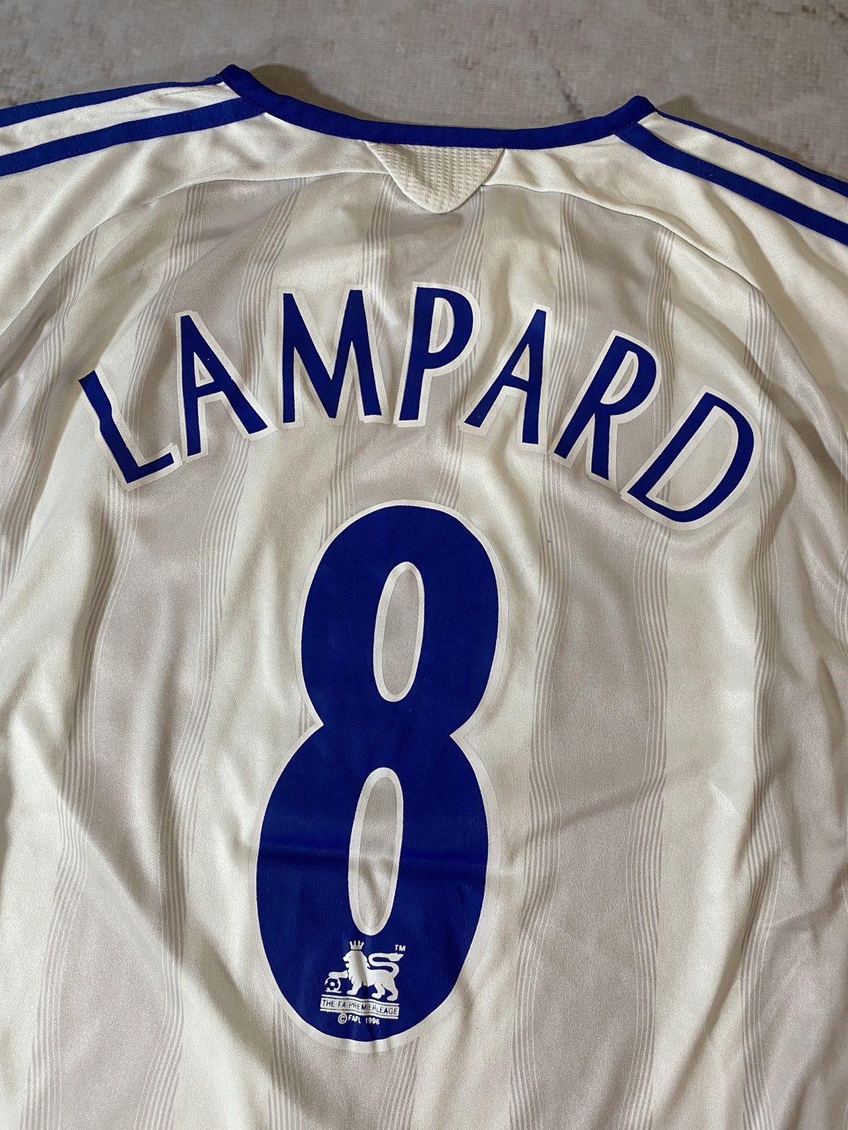 Adidas × Chelsea Soccer Chelsea LAMPARD #8 RETRO Away Football Soccer Jersey Adidas Size US XXL / EU 58 / 5 - 5 Thumbnail