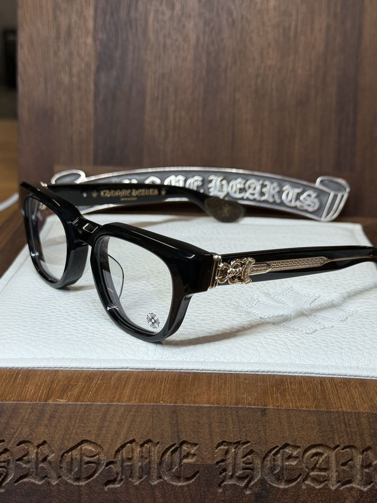 Chrome Hearts Chrome Hearts Cuntvoluted Glasses Size ONE SIZE - 4 Thumbnail