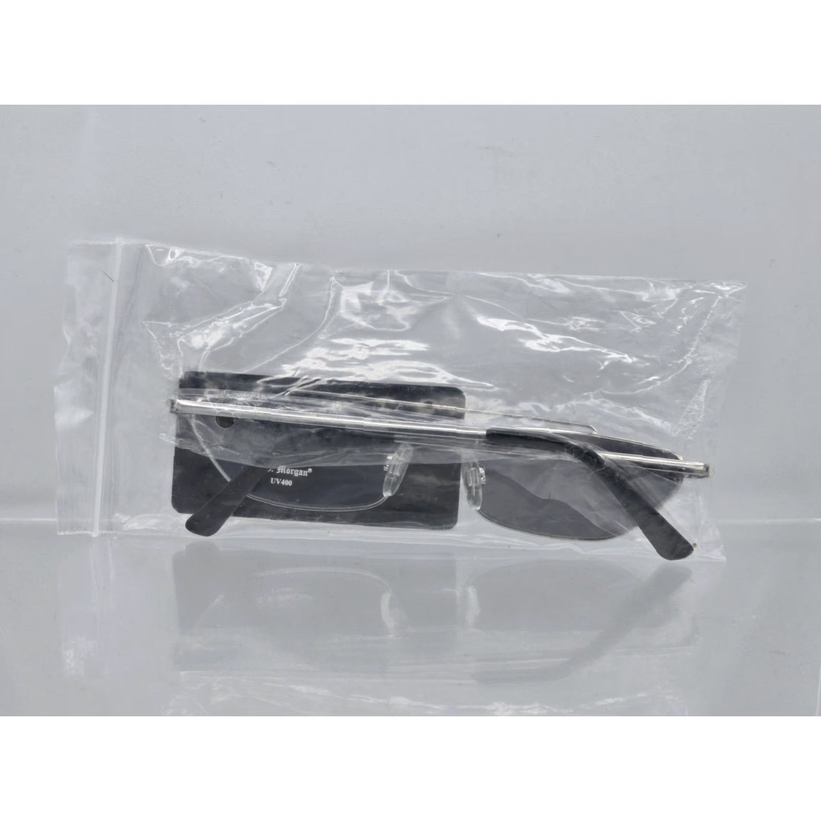 Vintage A.J. Morgan Sunglasses Mens UV400 Silver Mirror UH HUH Slim Eyewear Size ONE SIZE - 3 Thumbnail