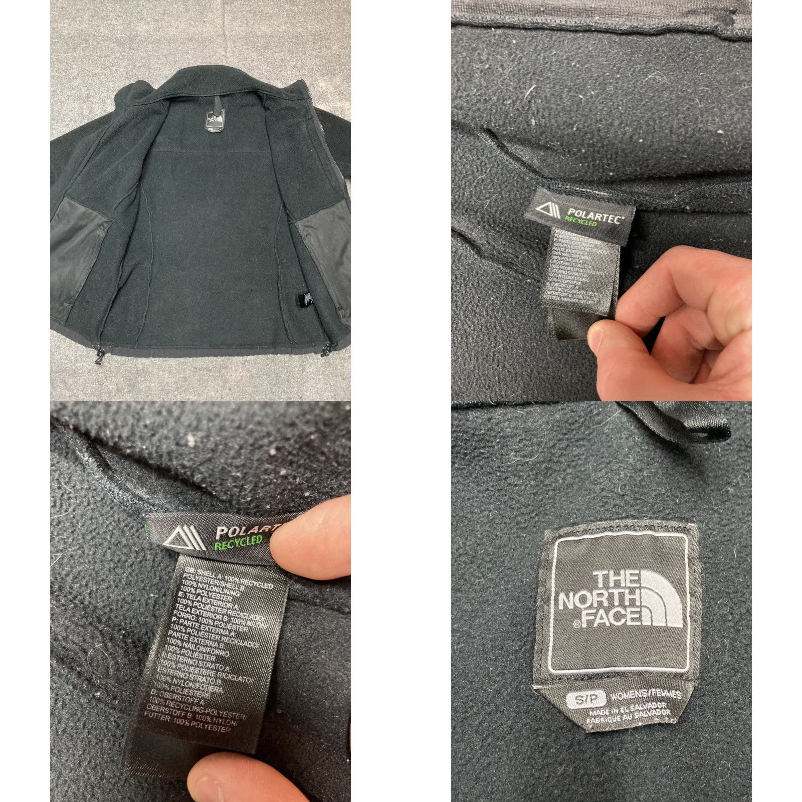 The North Face The North Face Jacket Women’s Small Denali Black Zip Fleece Recycled Polartec Size S / US 4 / IT 40 - 8 Thumbnail