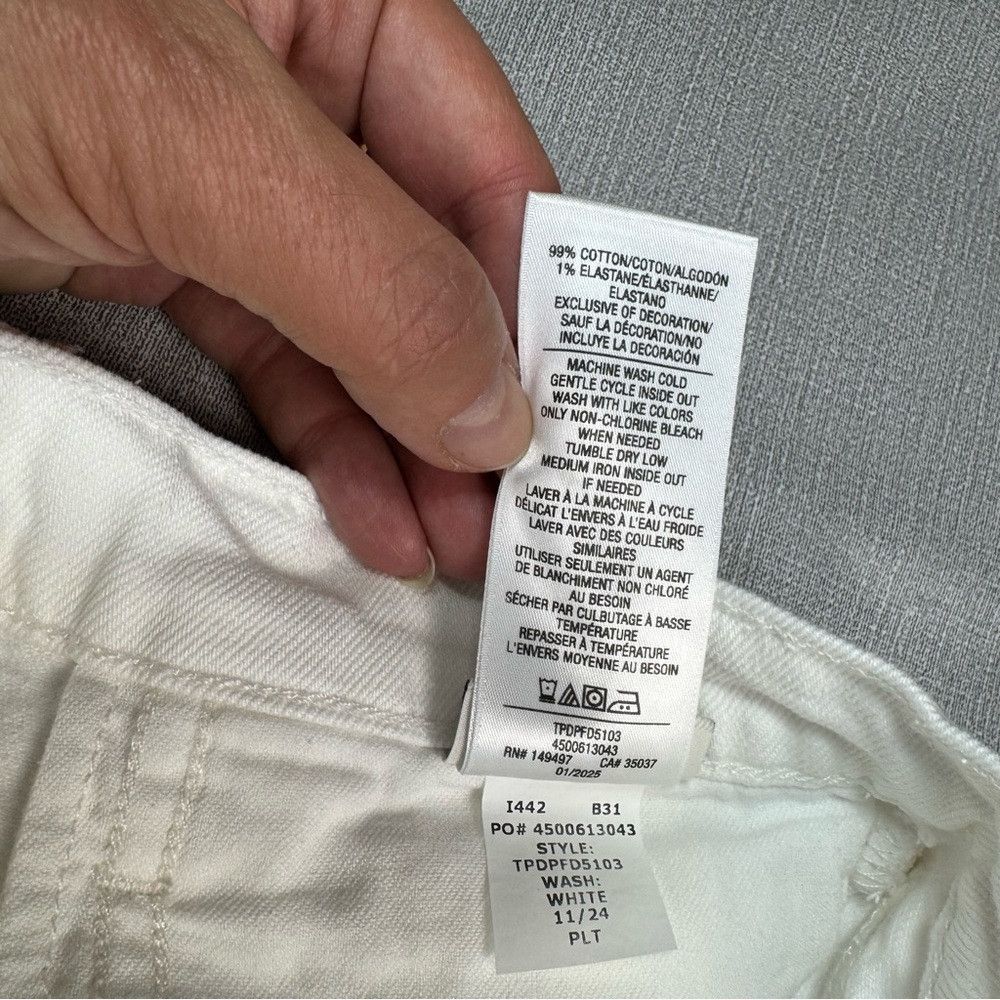 Joe's NWT New $198 Joe's The Margot Slim Ankle White Jeans Size 2 Size 23" - 8 Thumbnail