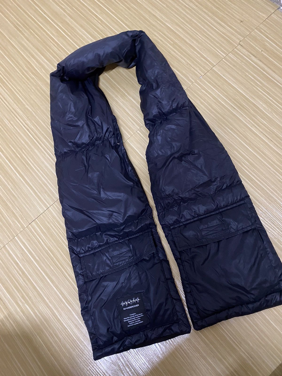 GU × Undercover Gu x Undercover Black Multipocket Muffler Neck Warmer Size ONE SIZE - 9 Thumbnail
