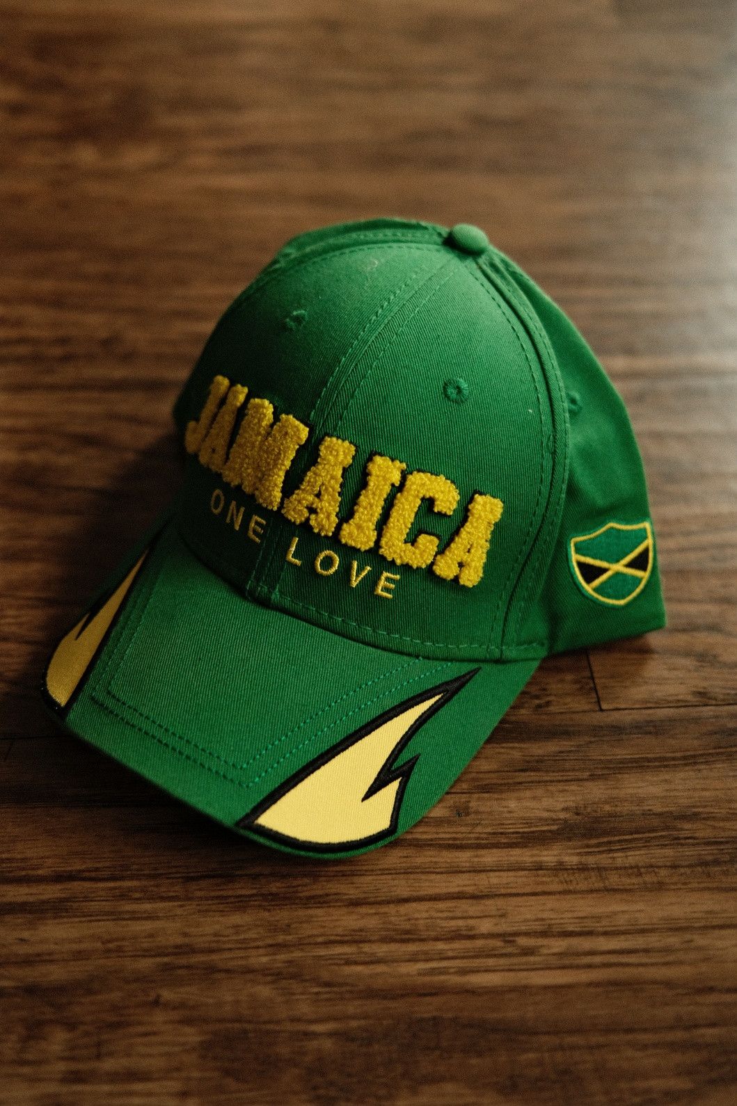 Vintage Jamaica "ONE LOVE" Velcro Strap Hat Size ONE SIZE - 2 Thumbnail