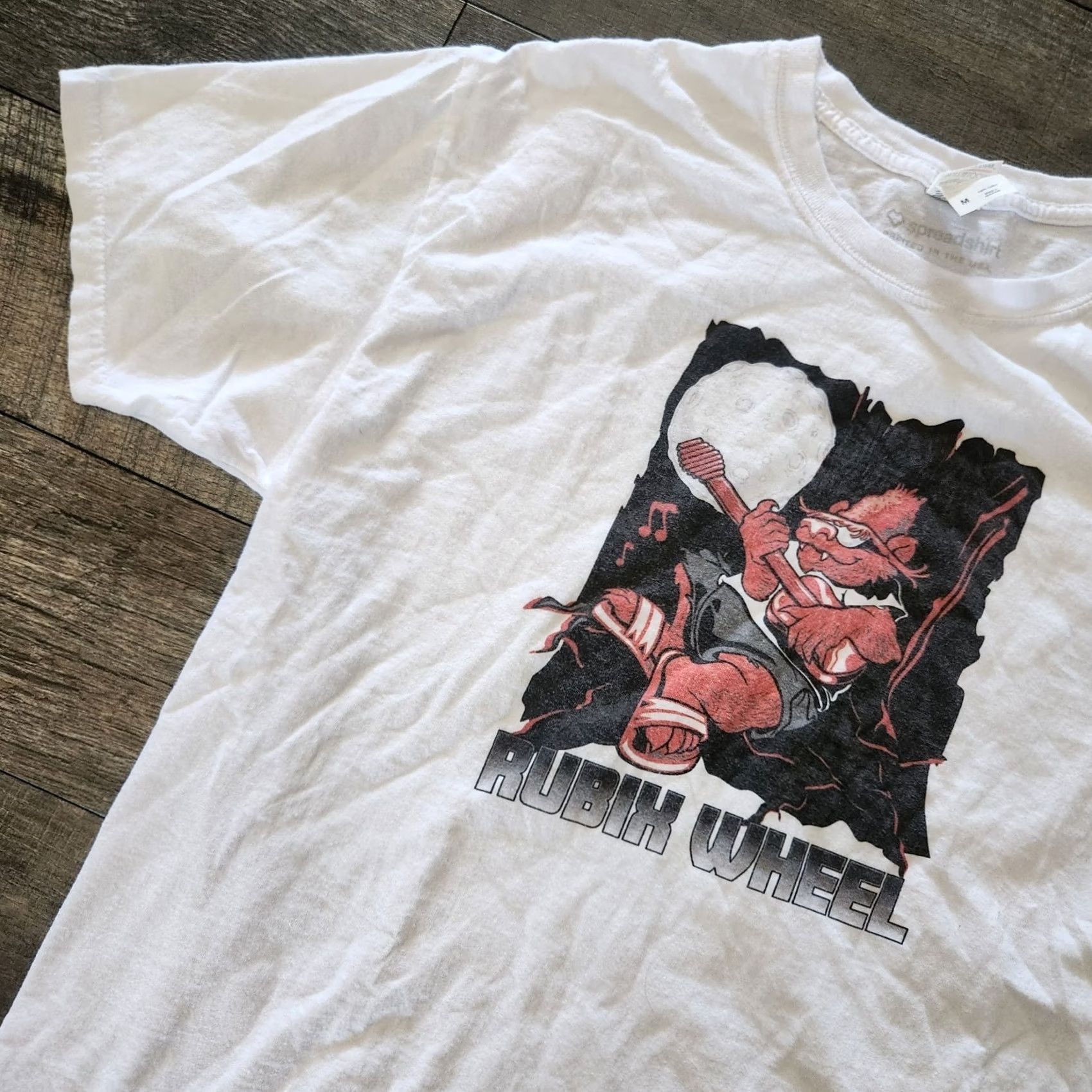 Fruit Of The Loom Rubix Wheel Band T Shirt Tee Sz Medium Funk Blues Columbus Ohio Jam Band Size US M / EU 48-50 / 2 - 5 Thumbnail