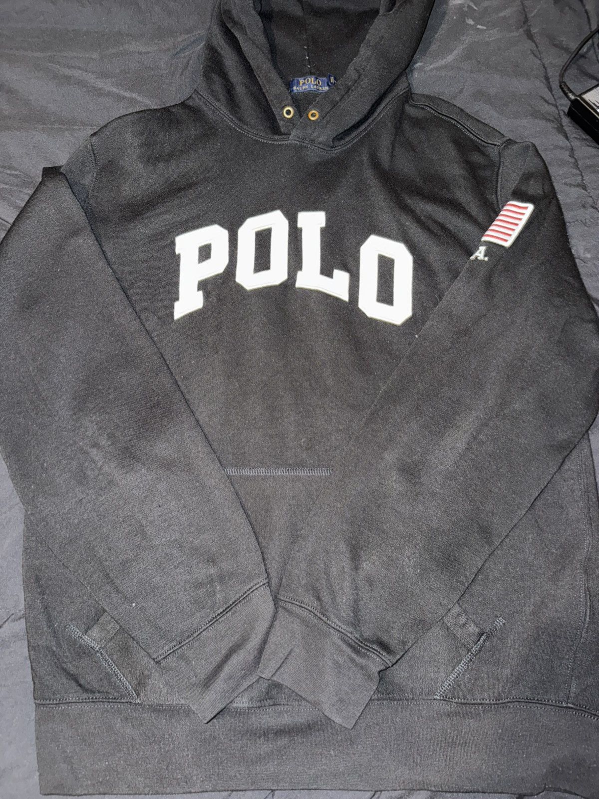 Polo Ralph Lauren × Ralph Lauren VINTAGE POLO HOODIE Size US L / EU 52-54 / 3 - 1 Thumbnail