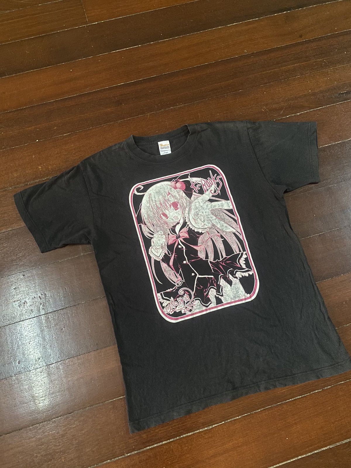 Anime × Japanese Brand × Vintage Rare vintage k-book anime girl waifu ecchi hentai sun faded Size US L / EU 52-54 / 3 - 3 Thumbnail