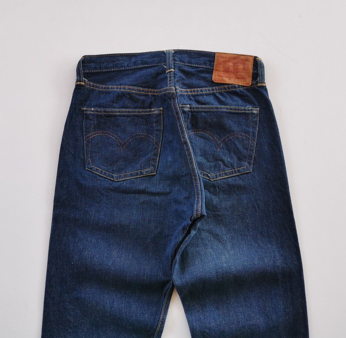 LVC × Levi's × Levi's Vintage Clothing Levis S501XX Selvedge Denim Jeans Rare Design Size US 29 - 5 Thumbnail