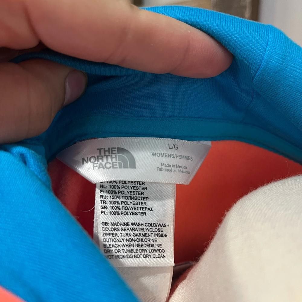 The North Face The North Face Women's Hoodie-Orange/Teal Size L Size L / US 10 / IT 46 - 9 Thumbnail