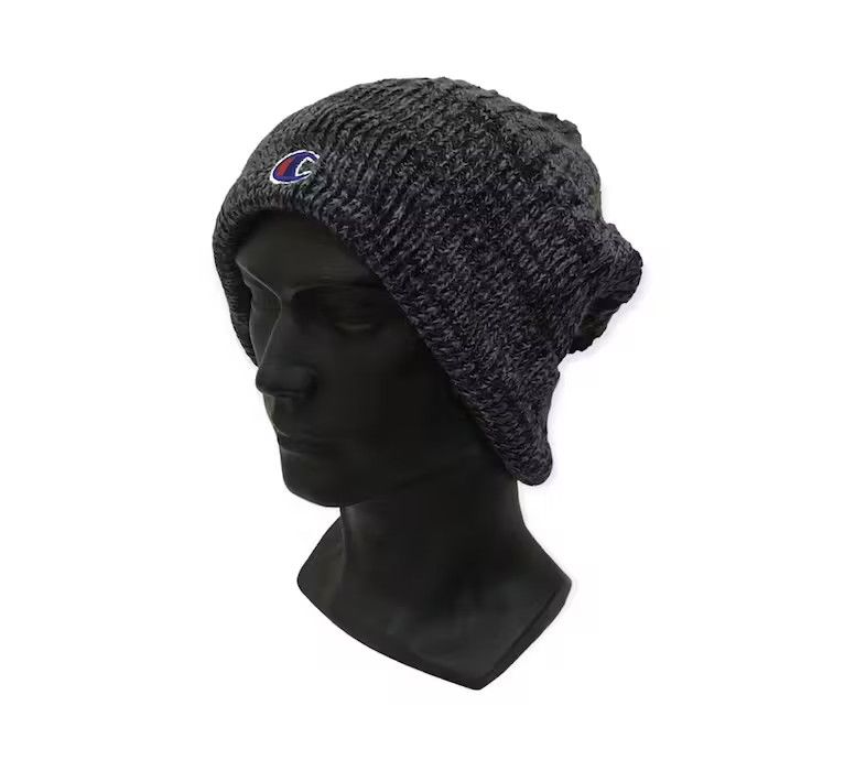 image of Champion Small Logo Beanie Hat, Men's