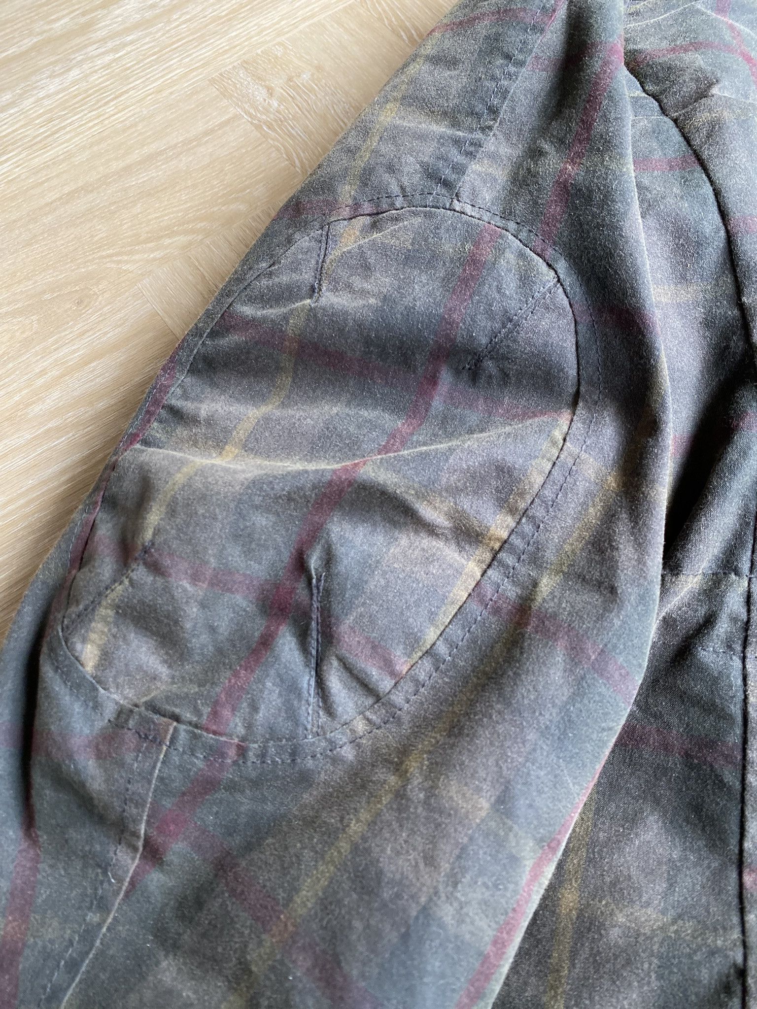 NN07 Waxed Check Coat - British Millerain Fabric Size US XL / EU 56 / 4 - 22 Thumbnail