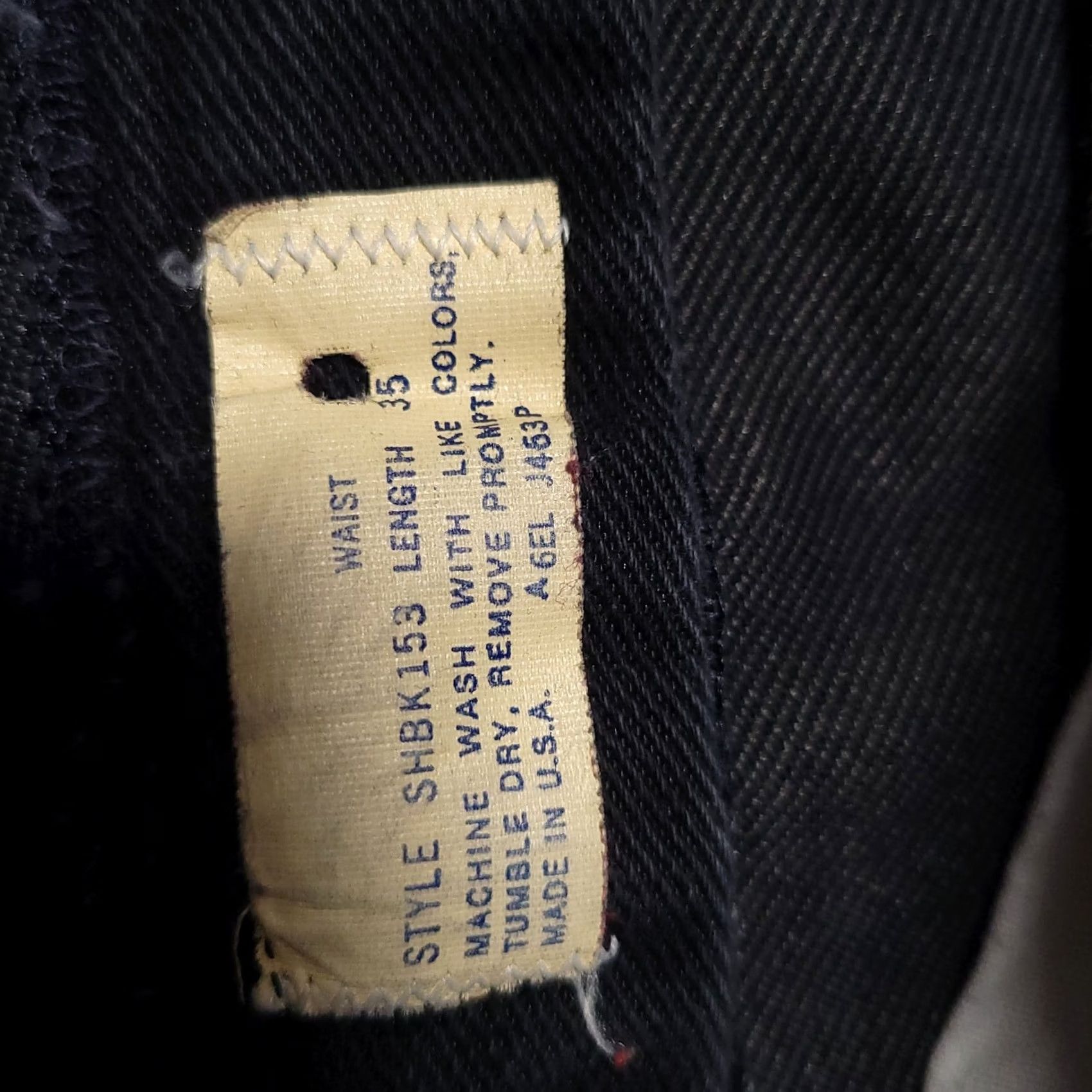 Vintage VINTAGE Sheplers Jeans Mens 30x27.5 Blue Straight Leg Western Cowboy SHBK153 Made USA Jeans Mens 30 BLUE Cowboy 90s Mens Size US 30 / EU 46 - 6 Thumbnail