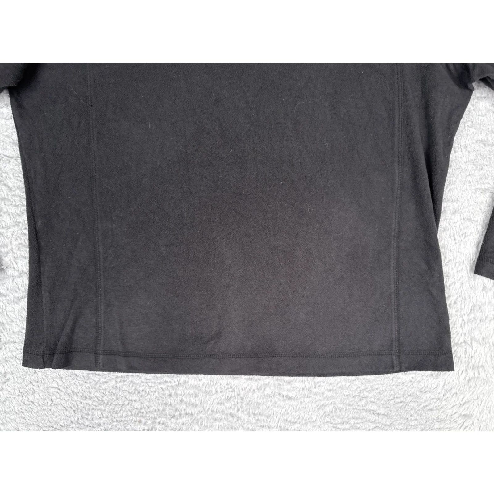 Vintage Columbia Womens Pullover Shirt Black 1/4 Zip Pocket Fleece Outdoor Hiking Size L / US 10 / IT 46 - 5 Thumbnail