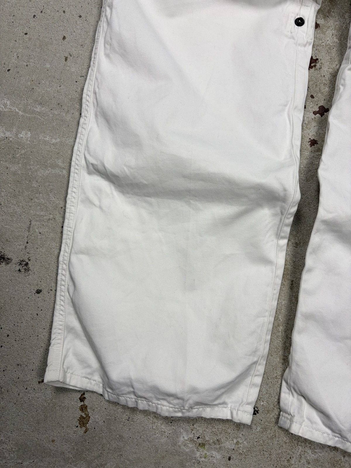 Dolce & Gabbana 2000s Dolce & Gabbana White Baggy Cargo Pants Utility Size 27" / US 4 / IT 40 - 3 Thumbnail
