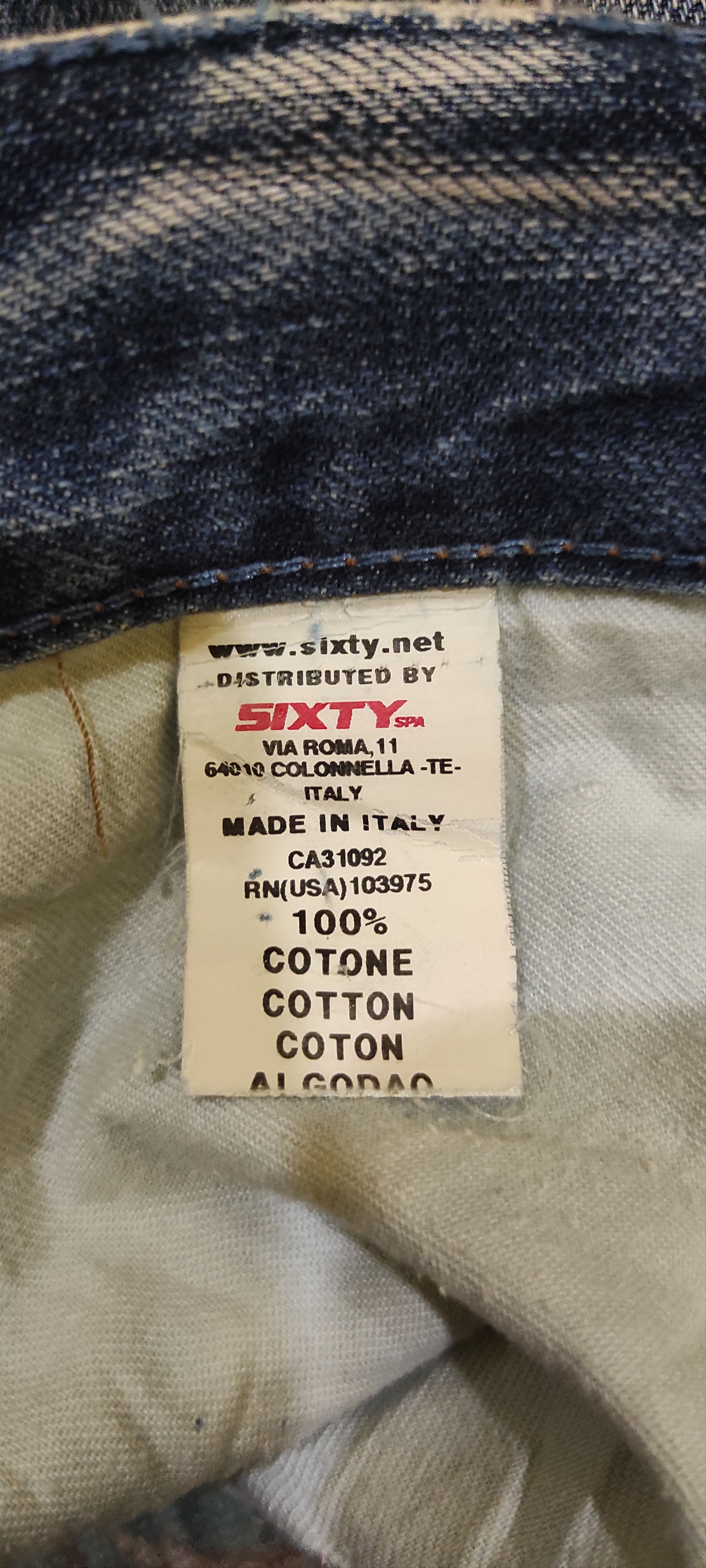 Energie × If Six Was Nine Vintage Energie Distressed Patchwork Denim Size US 34 / EU 50 - 11 Thumbnail