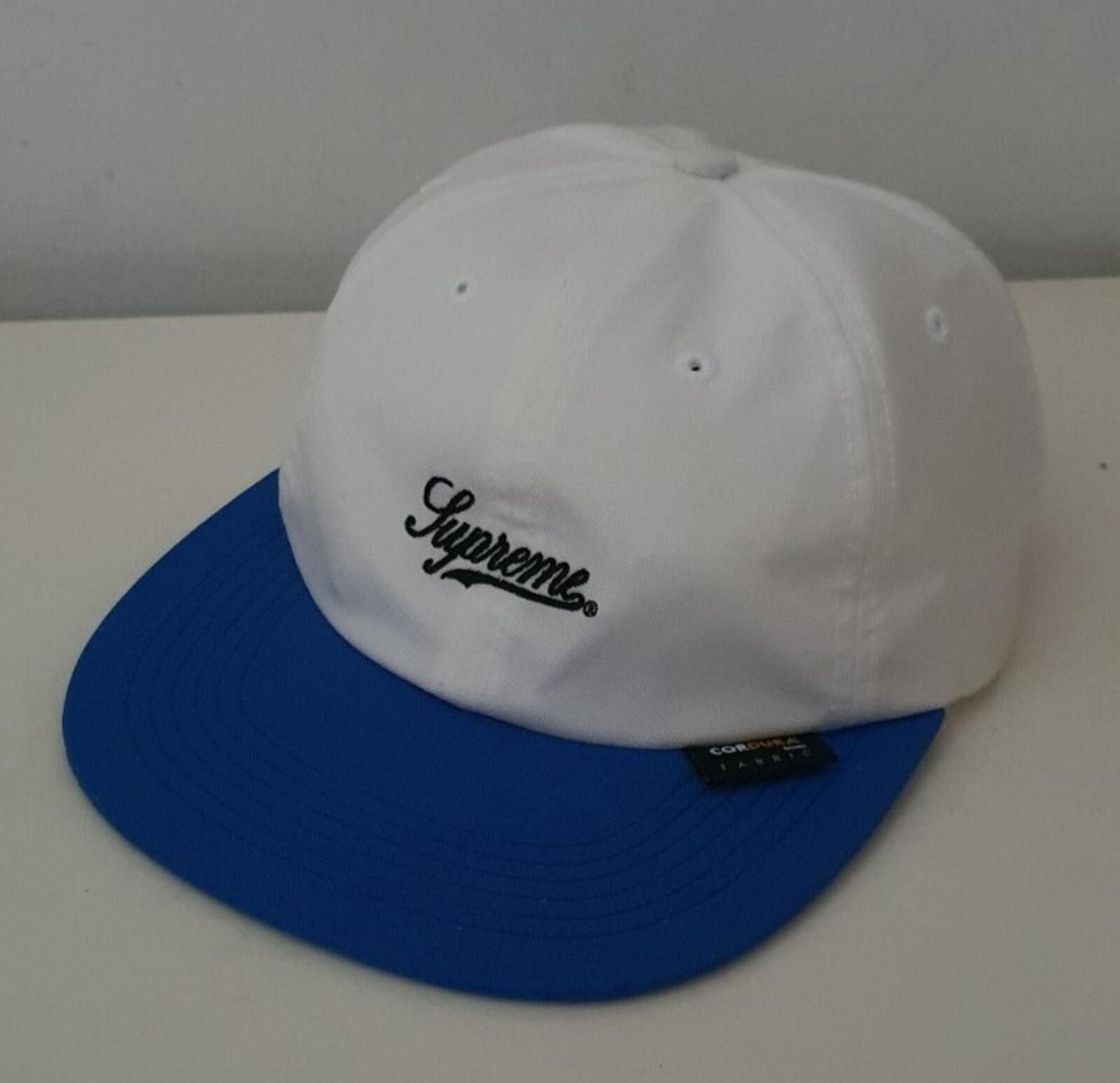 Supreme Supreme Holographic White Logo Camp Hat | Grailed