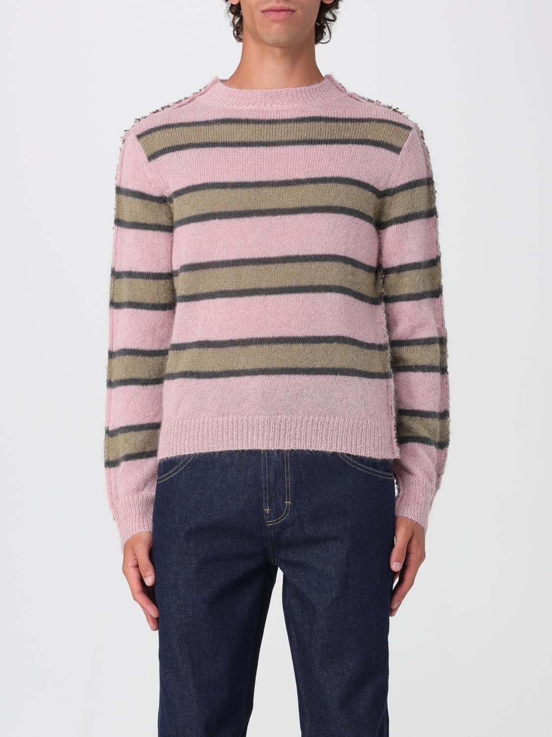 Marni Marni Sweater Men Pink Size US M / EU 48-50 / 2 - 1 Thumbnail