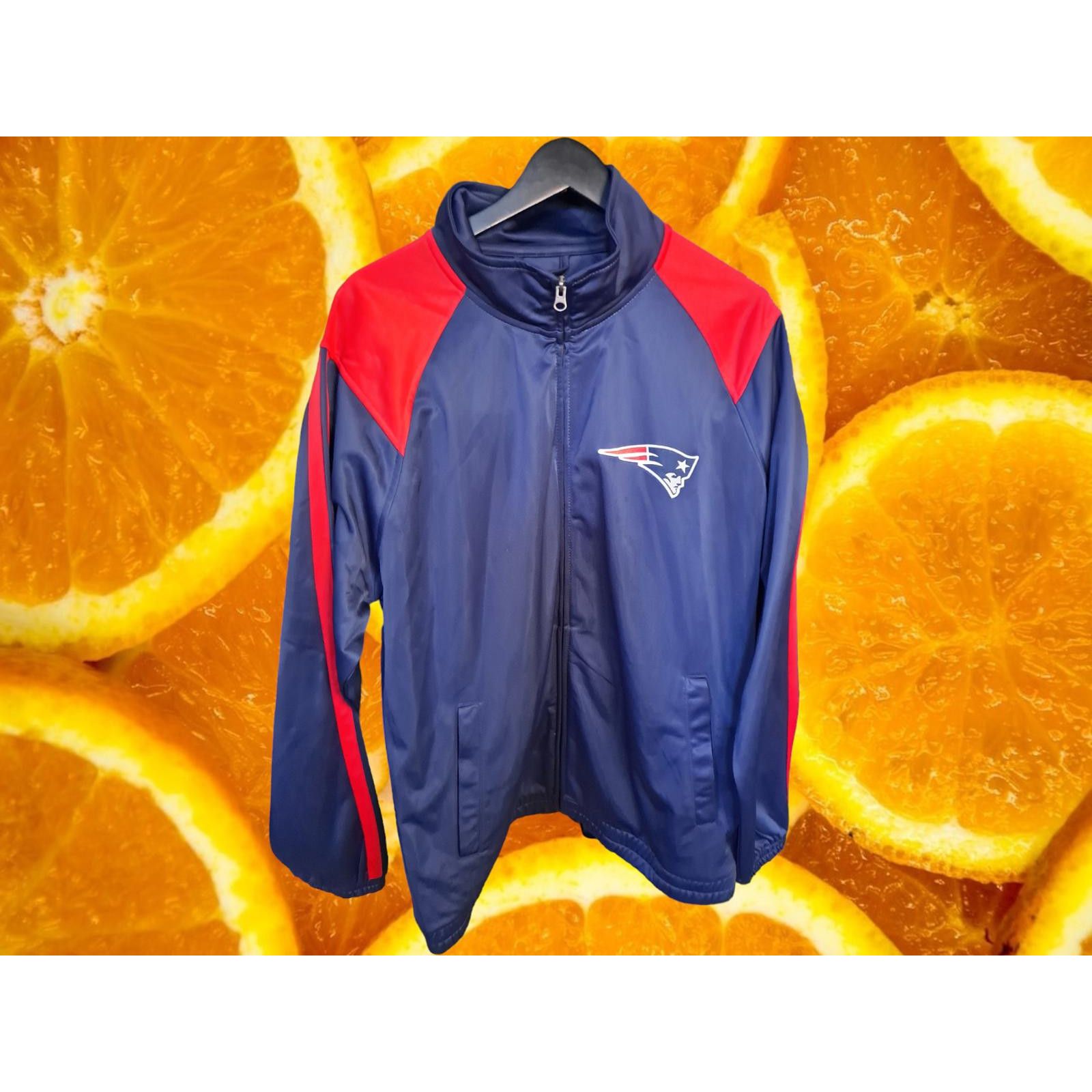 NFL NFL New England Patriots Full Zip Jacket Size XL Size US XL / EU 56 / 4 - 1 Thumbnail