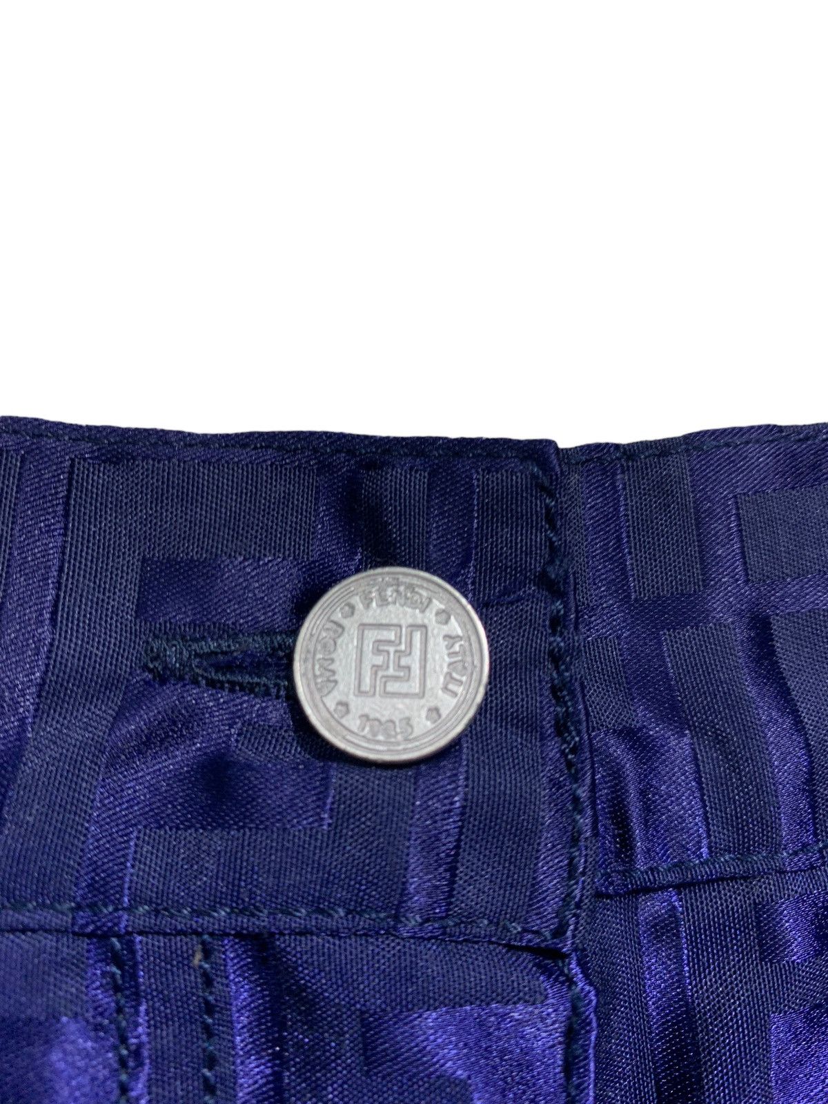 Fendi 🔥FENDI ZUCCA MONOGRAM BLUE MINI SKIRTS Size 28" / US 6 / IT 42 - 5 Thumbnail